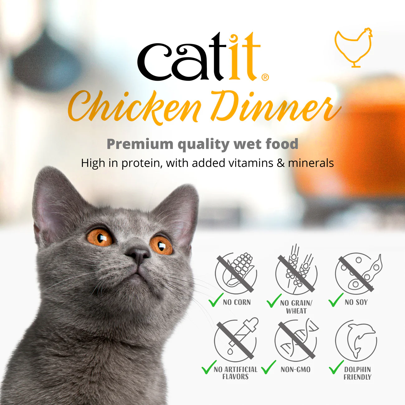 Catit Chicken Dinner with Duck 75g - Image 3