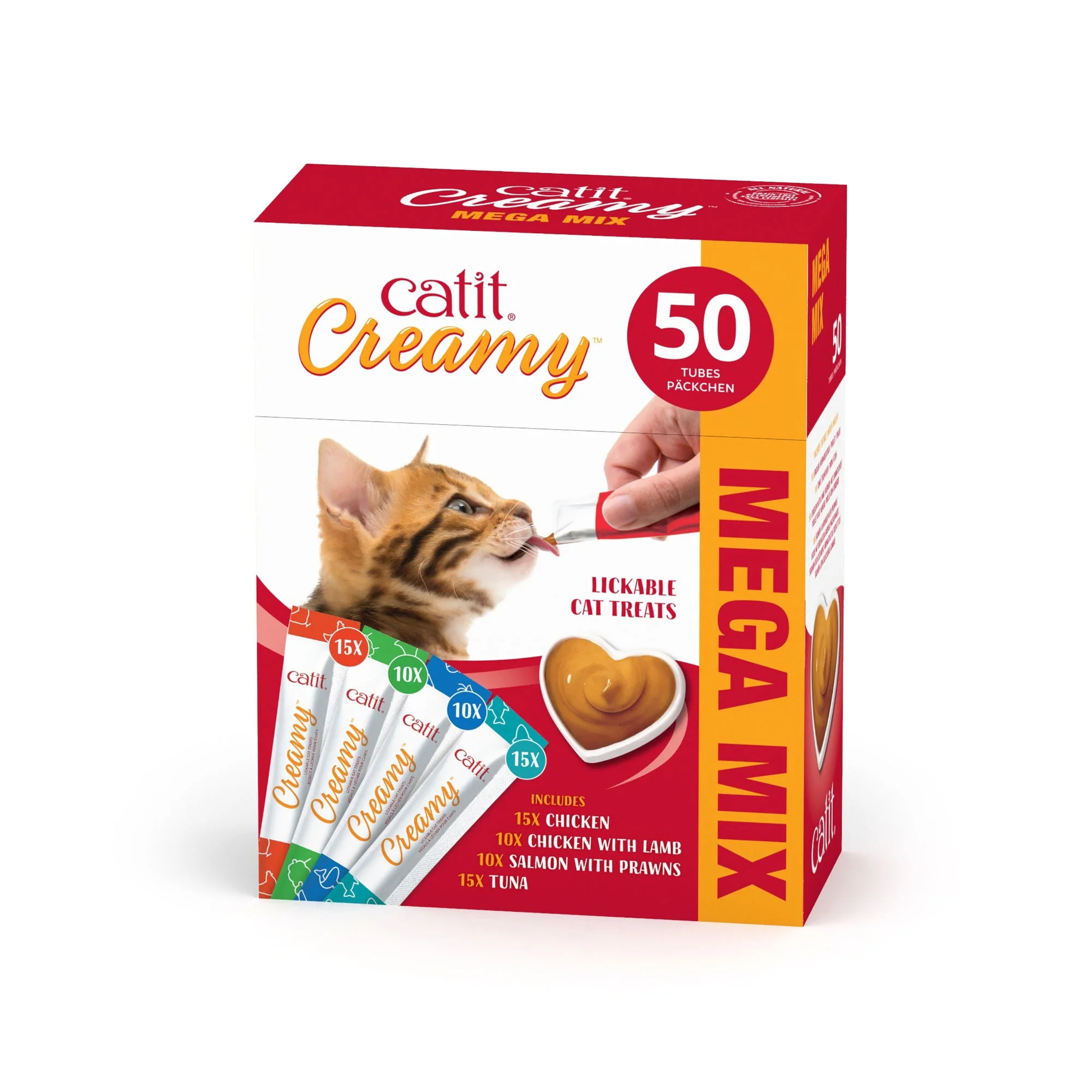 Catit Creamy Lickable Multipack 50x10g - Image 2