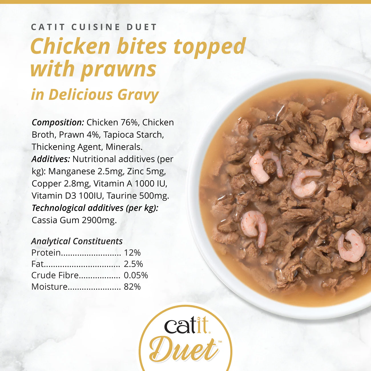 Catit Duet Chicken with Prawns 75g - Image 5