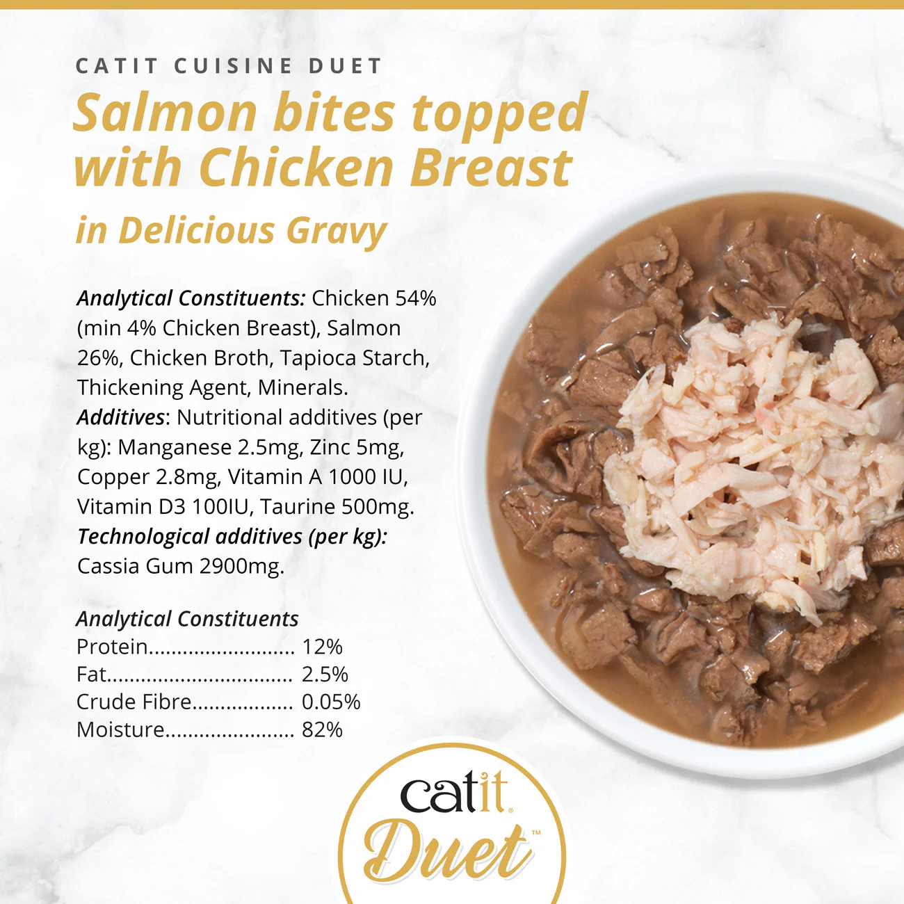 Catit Duet Salmon with Chicken 75g - Image 2