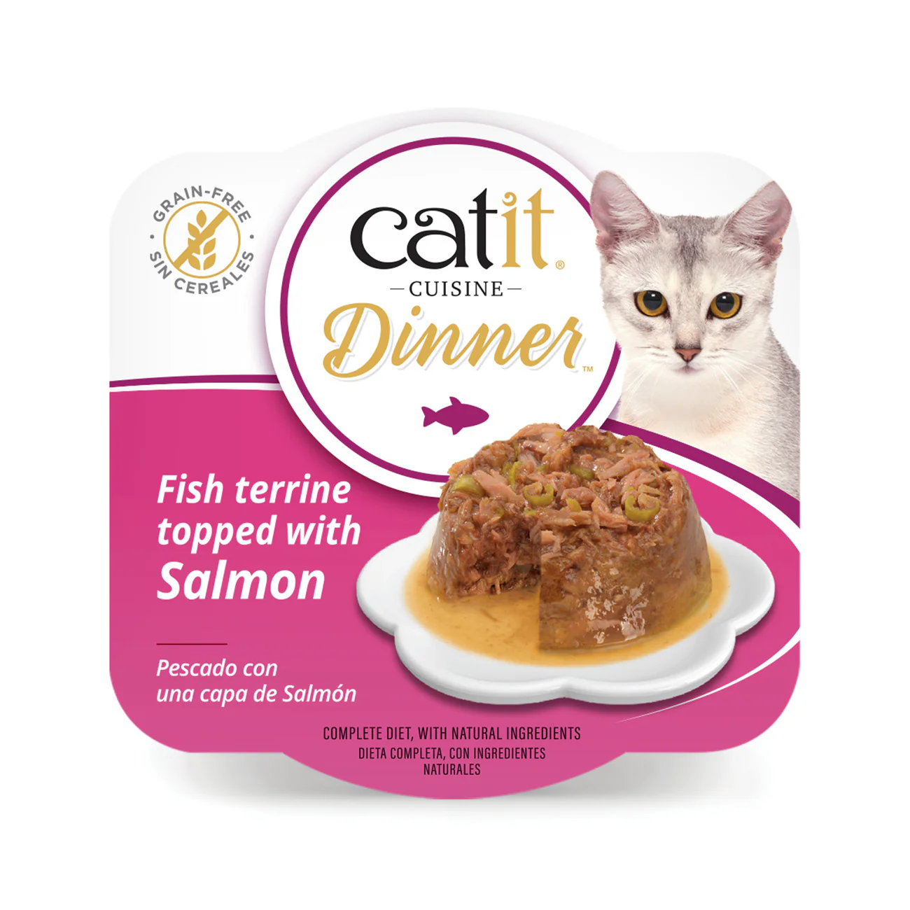 Catit Fish Dinner with Salmon 75g