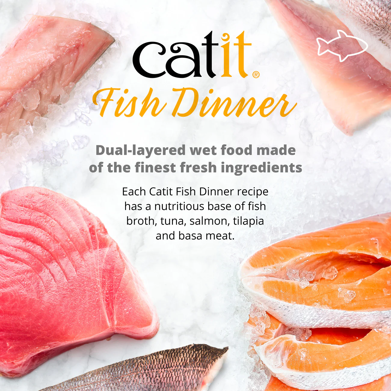 Catit Fish Dinner with Tuna 75g - Image 2
