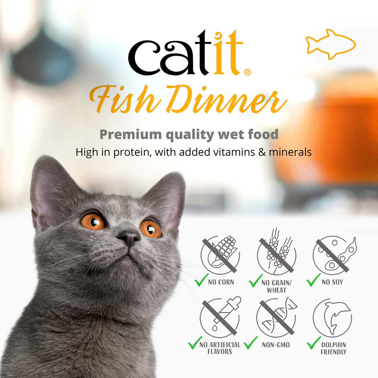 Catit Fish Dinner with Tuna 75g - Image 3