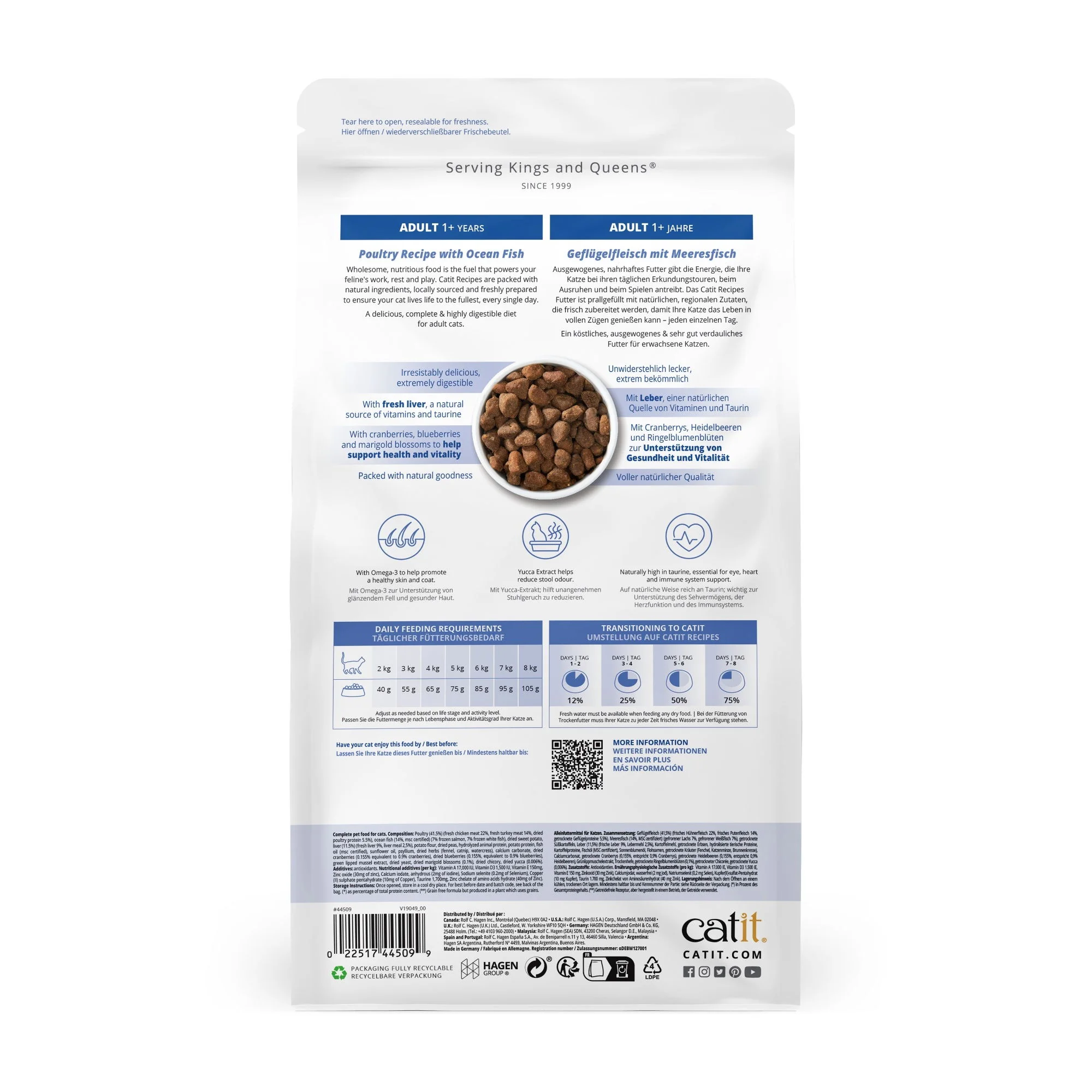 Catit Recipe Dry Adult Oceanfish 400g - Image 2