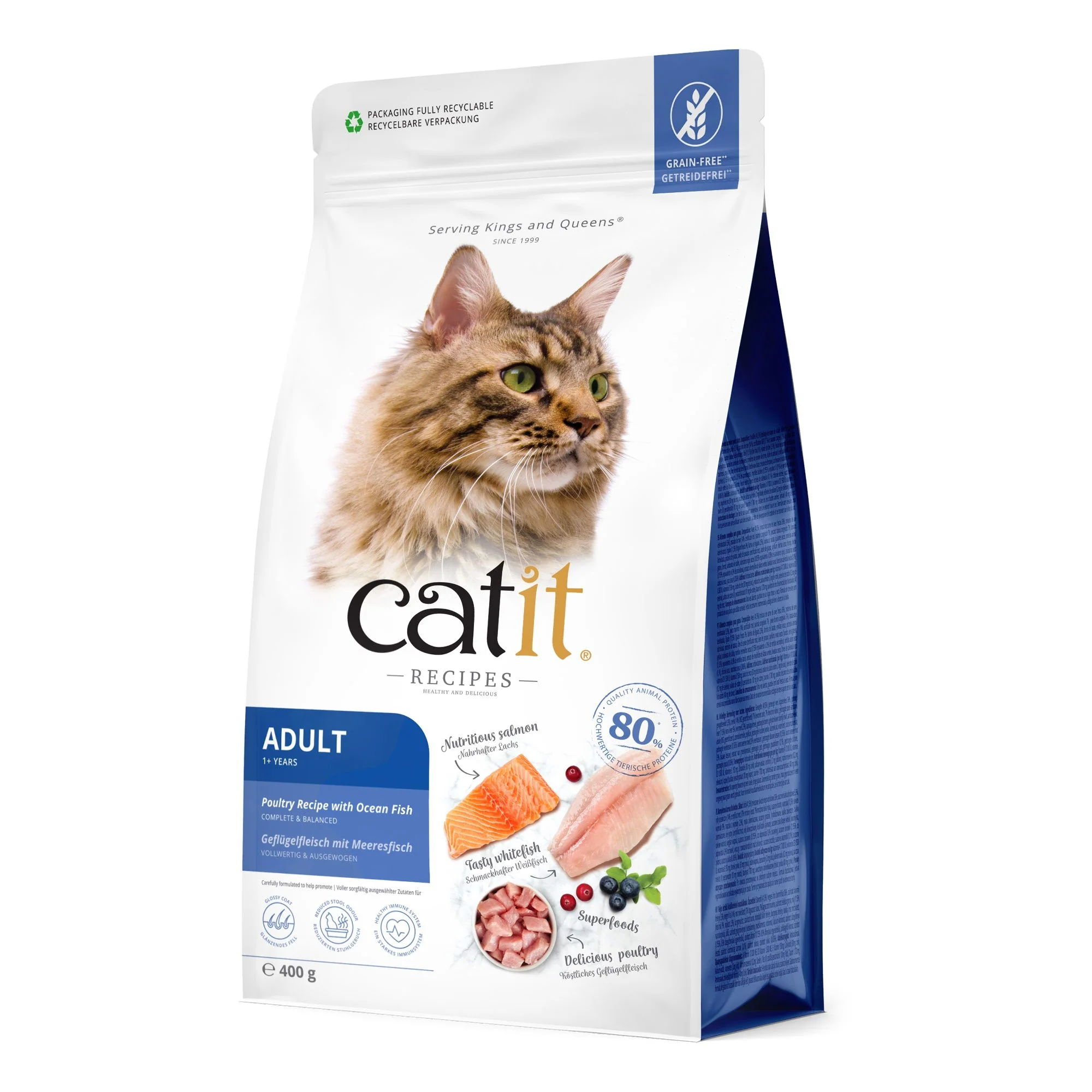 Catit Recipe Dry Adult Oceanfish 400g - Image 3