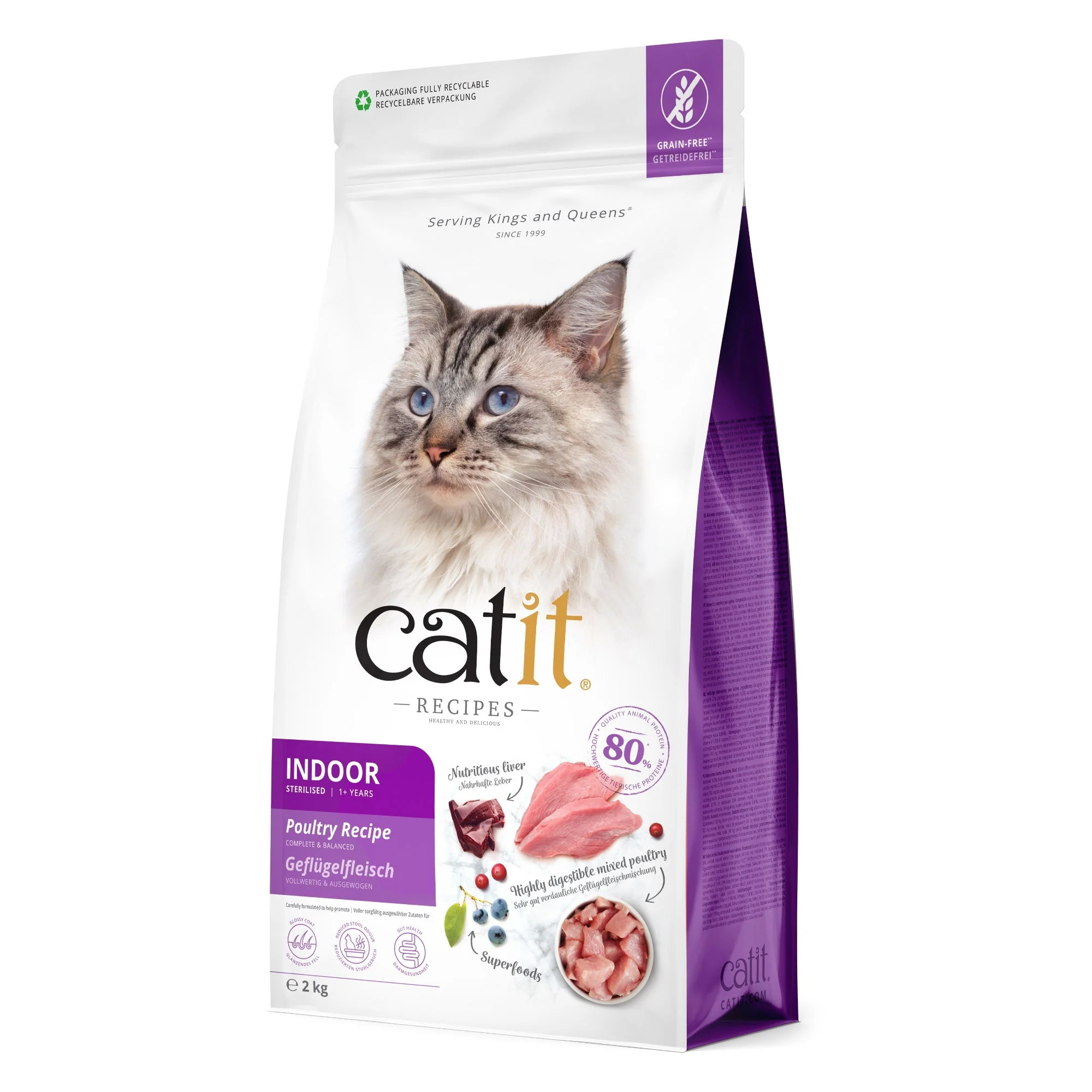 Catit Recipes Dry Adult Indoor 2kg - Image 3