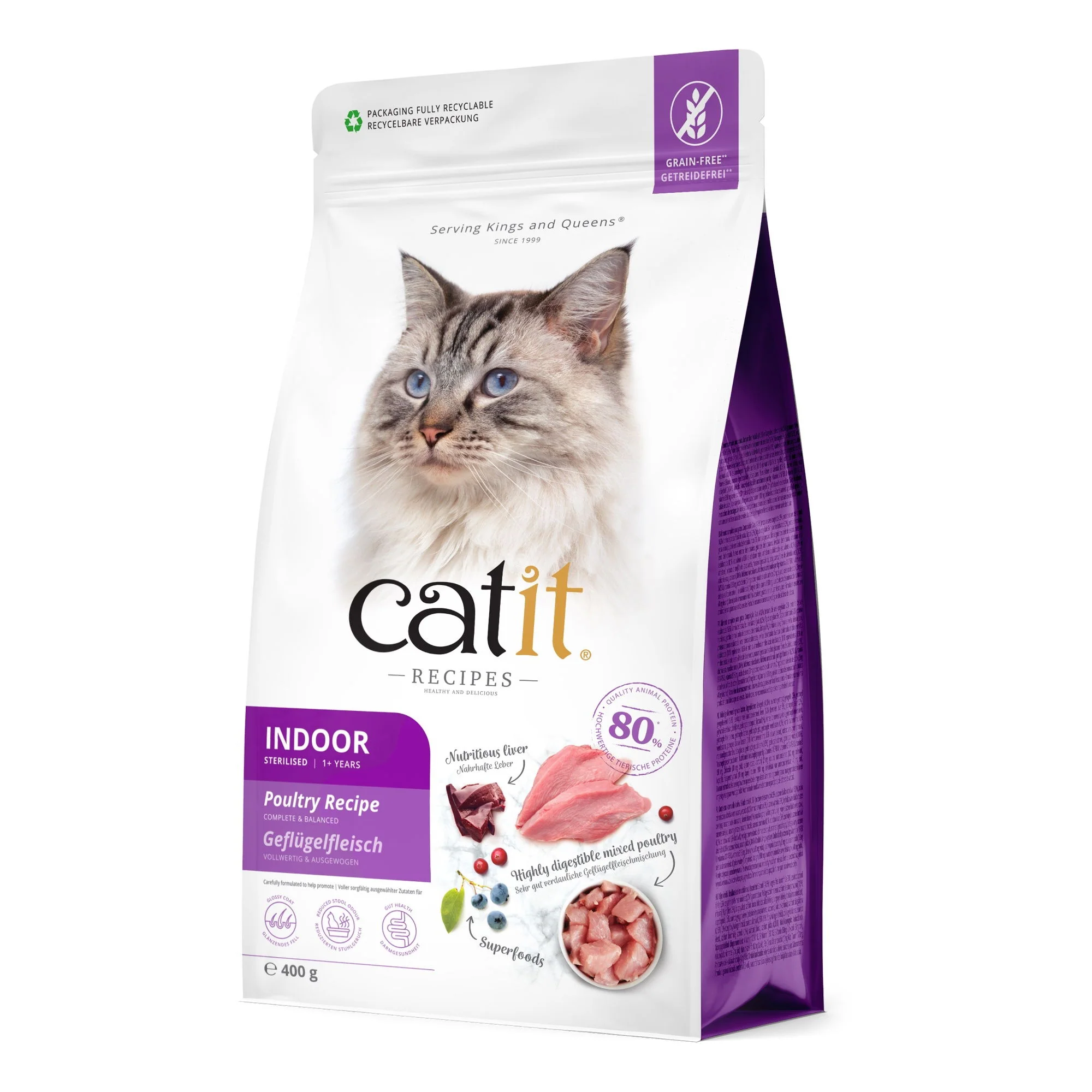 Catit Recipes Dry Adult Indoor 400g - Image 3
