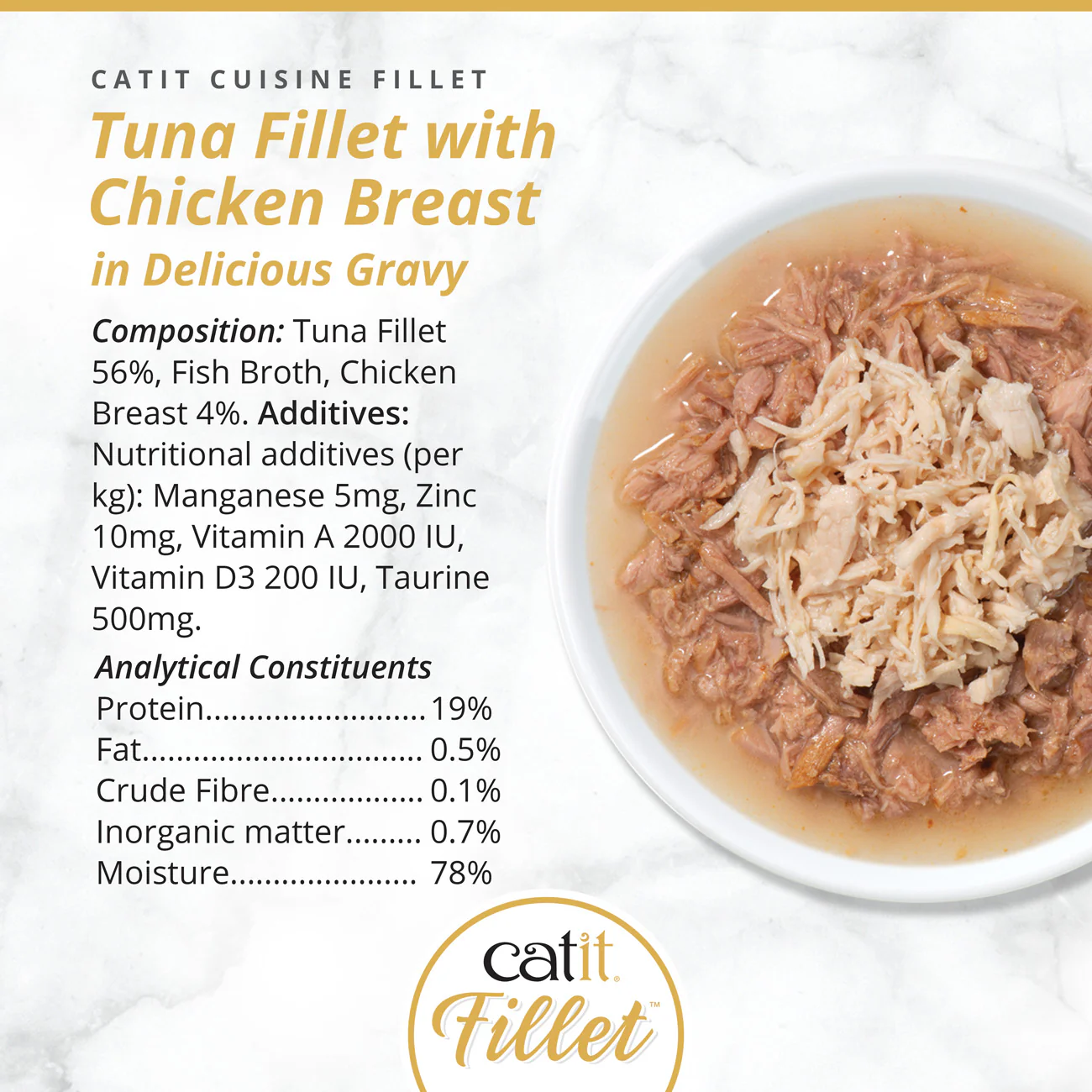 Catit Tuna Fillet with Chicken 75g - Image 2