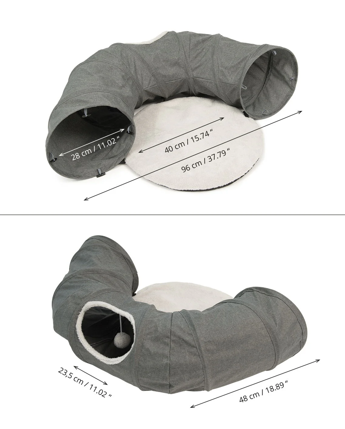 Catit Vesper Tunnel Grey - Image 3