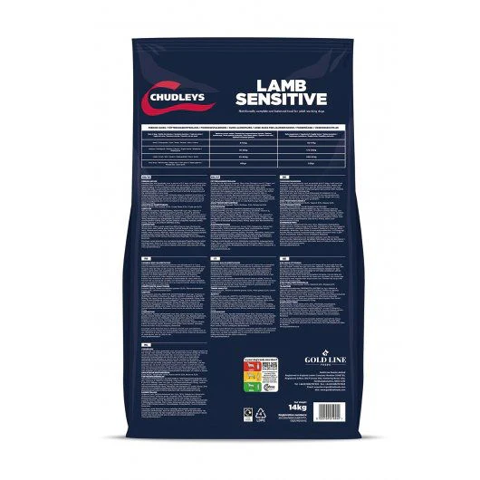 Chudleys Lamb Sensitive With Rice Oats & Vegetables 14kg - Image 3