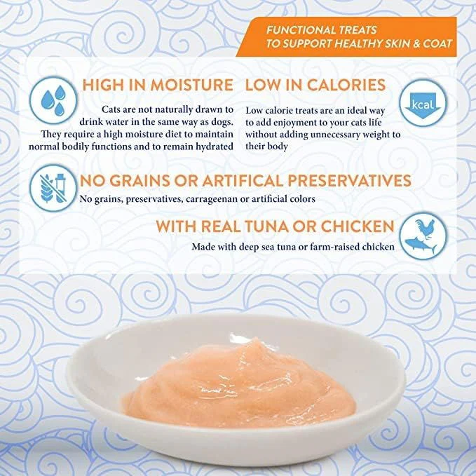 Churu Skin&Coat 4 Pack Tuna with Scallop Recipe - Image 3