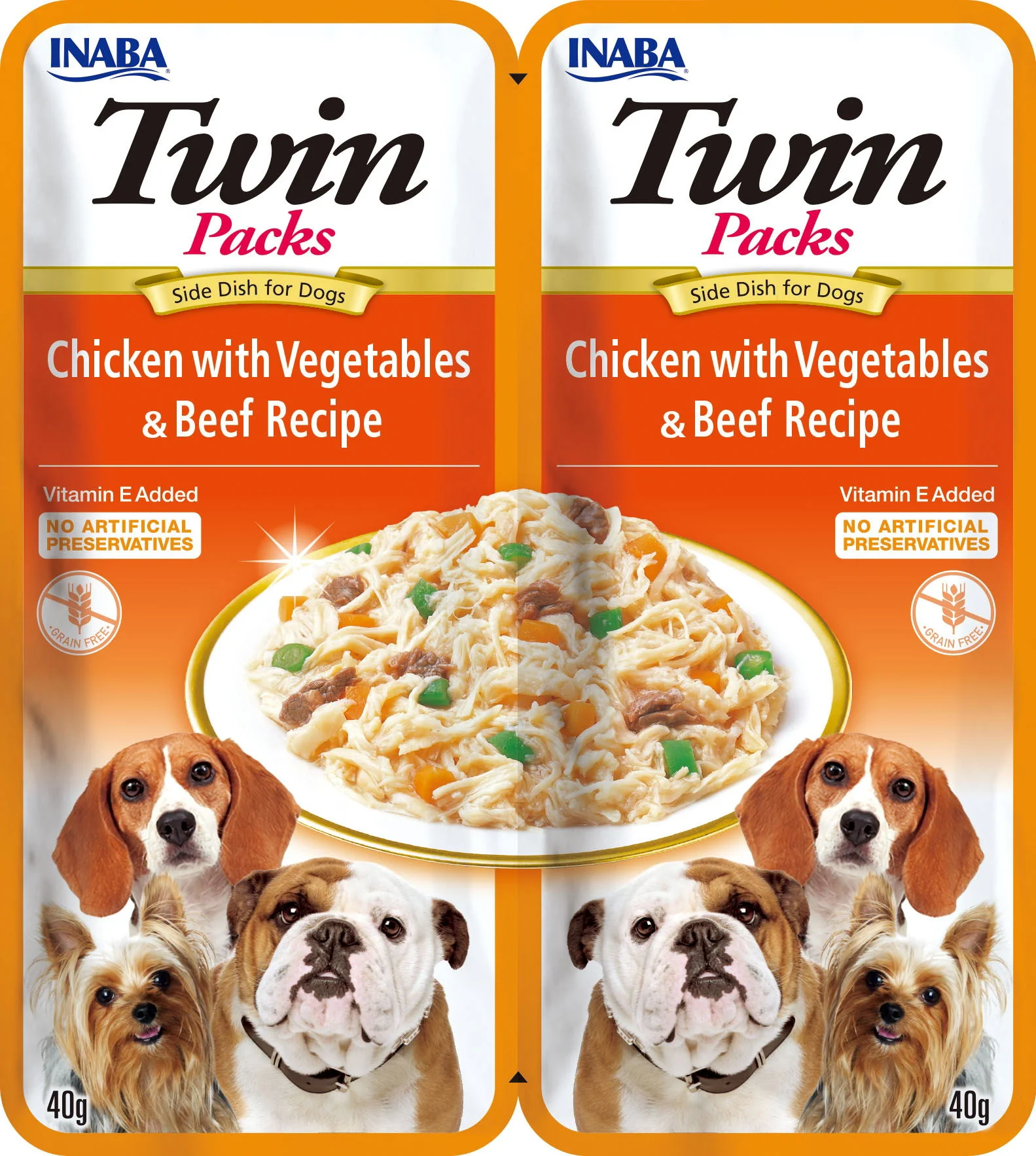 Ciao Twin Packs Chicken with Vegetables & Beef Recipe in Chicken Broth