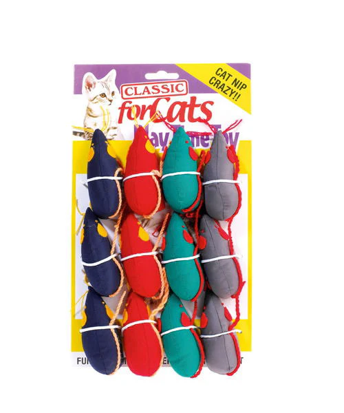 Classic Catnip Mouse 90mm