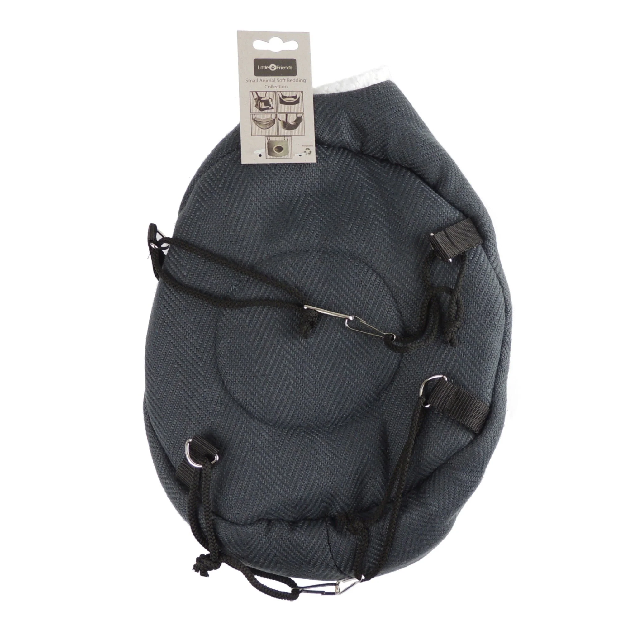 Classic HUGE Rodent-Hive Rat Ferret Toy: Grey Weave - Image 2