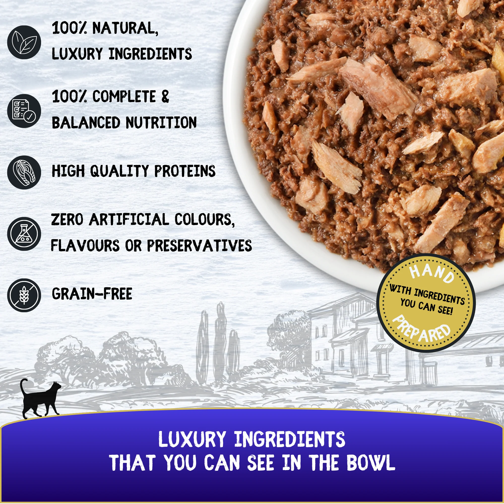 COOKHOUSE Luxury Cat Food - Fillets in Jelly - Tuna Loin - 18 x 70g - Image 3