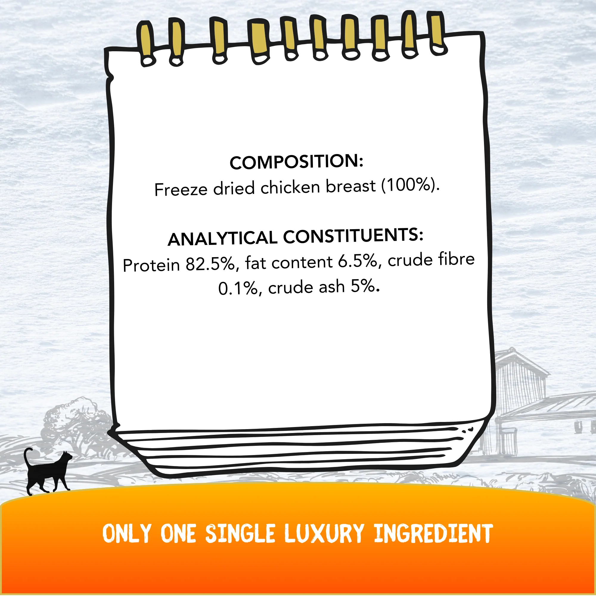 COOKHOUSE Luxury Cat Treats - Freeze Dried - 100% Chicken Breast - Image 4