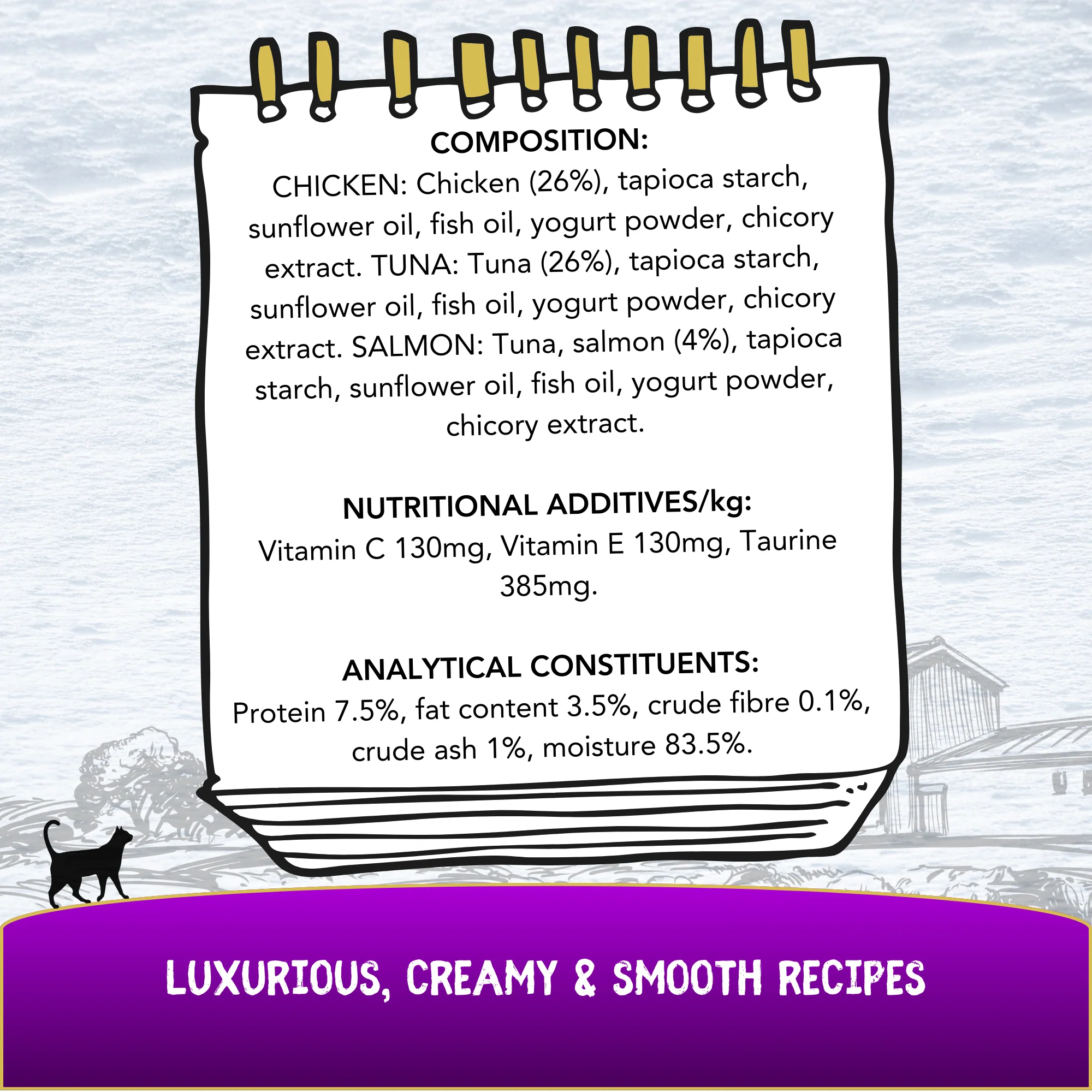 COOKHOUSE Luxury Cat Treats - Luxury Licks Puree - Mixed Variety - Image 4