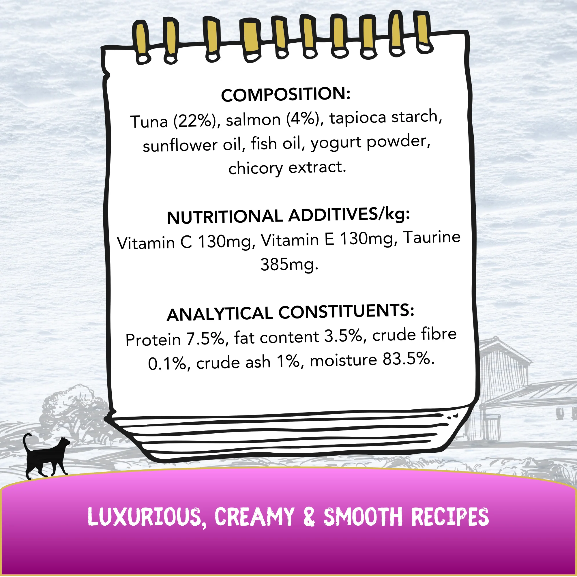 COOKHOUSE Luxury Cat Treats - Luxury Licks Puree - Salmon - Image 4