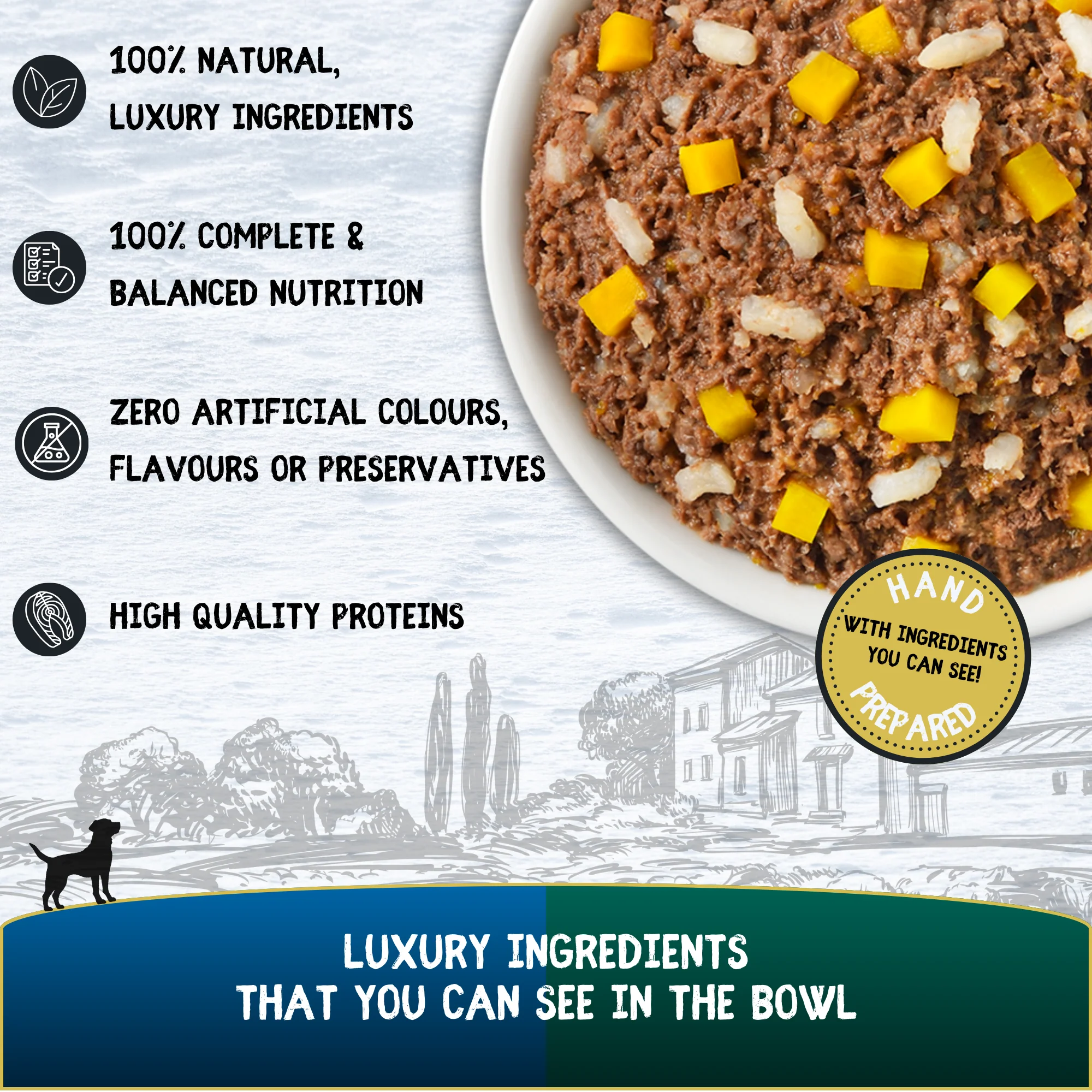 COOKHOUSE Luxury Dog Food - Terrines - Tuna with Carrots / Tuna with Pumpkin 6 x 100g - Image 3