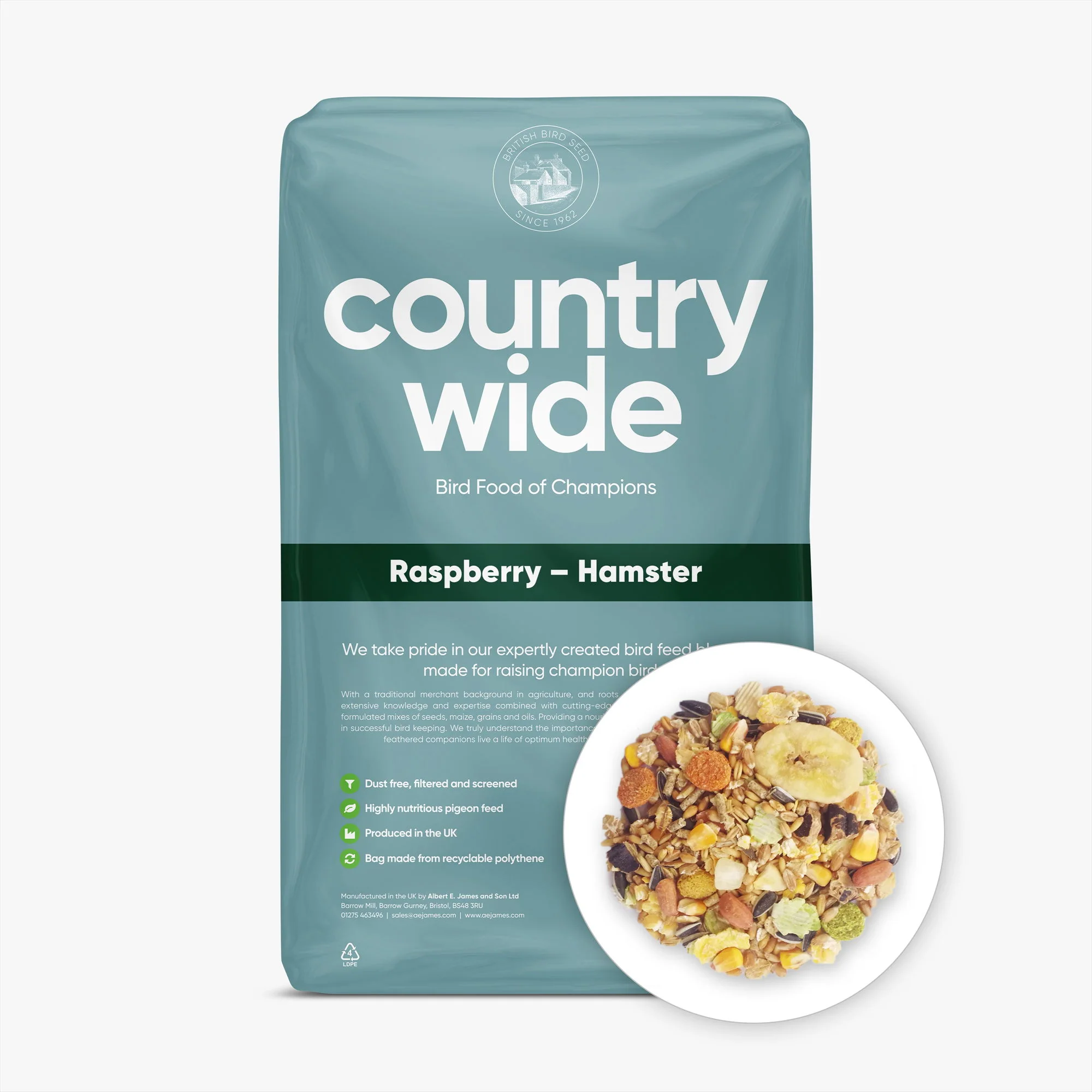 Countrywide Hamster Raspberry 20kg - Image 2
