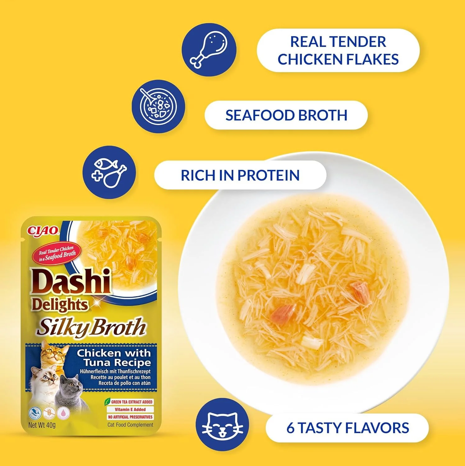Dashi Delights Silky Broth Chicken with Tuna & Scallop Recipe - Image 3
