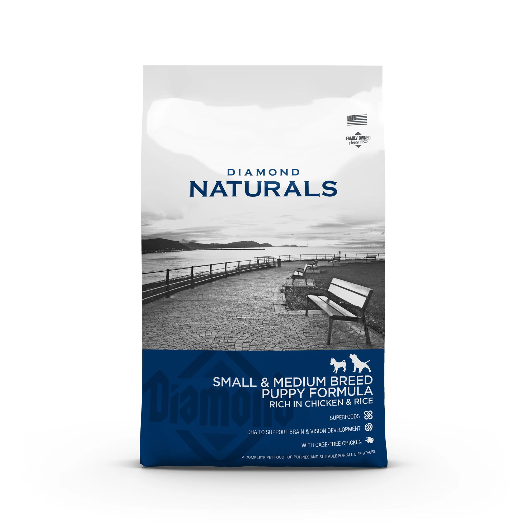Diamond Naturals Puppy Small & Medium Breed Chicken & Rice 2kg