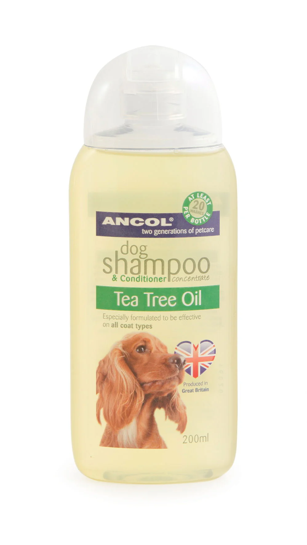 Dog Shampoo Tea Tree 200ml - Image 2