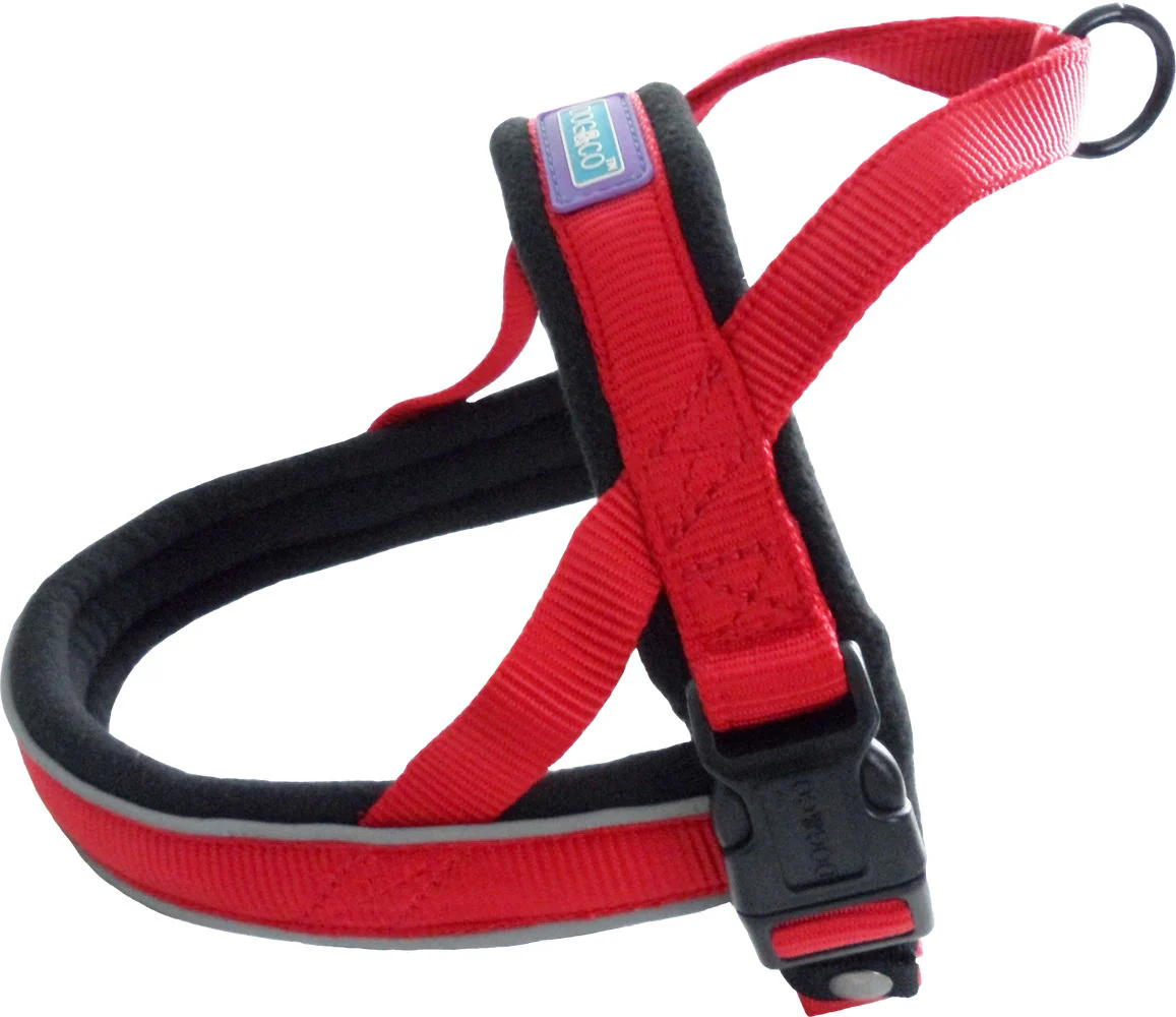 Dog&Co Nylon Norwegian Harness Reflective Pad Red XLge
