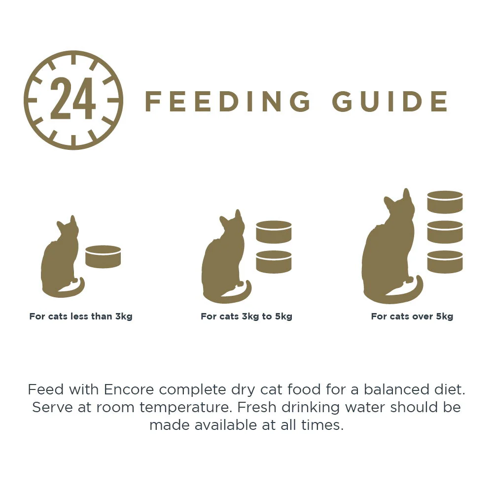 Encore Adult Wet Cat Food Tin - Mixed Multipack 12 x 70g - Image 4