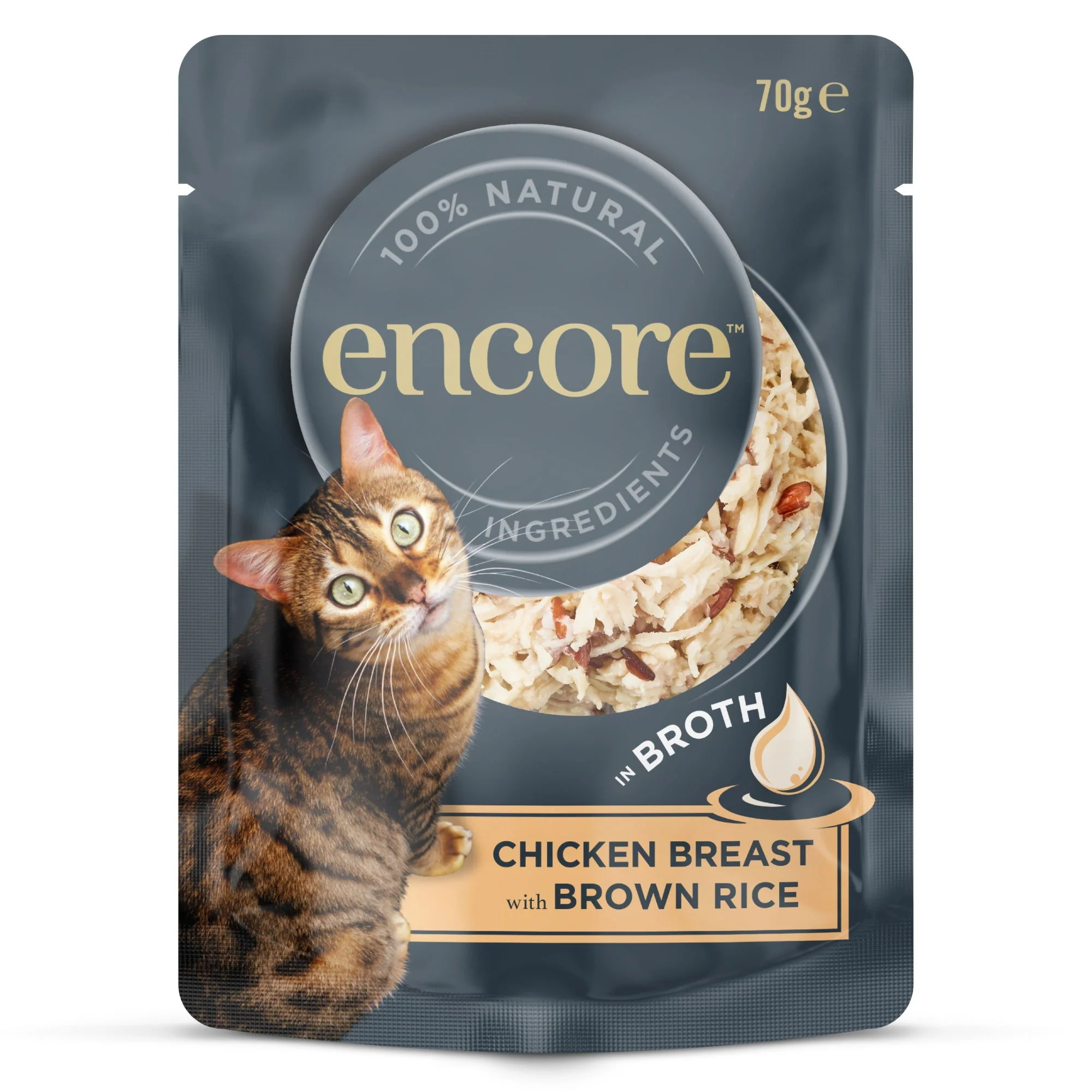 Encore Cat Pouch Chicken & Brown Rice - 70g
