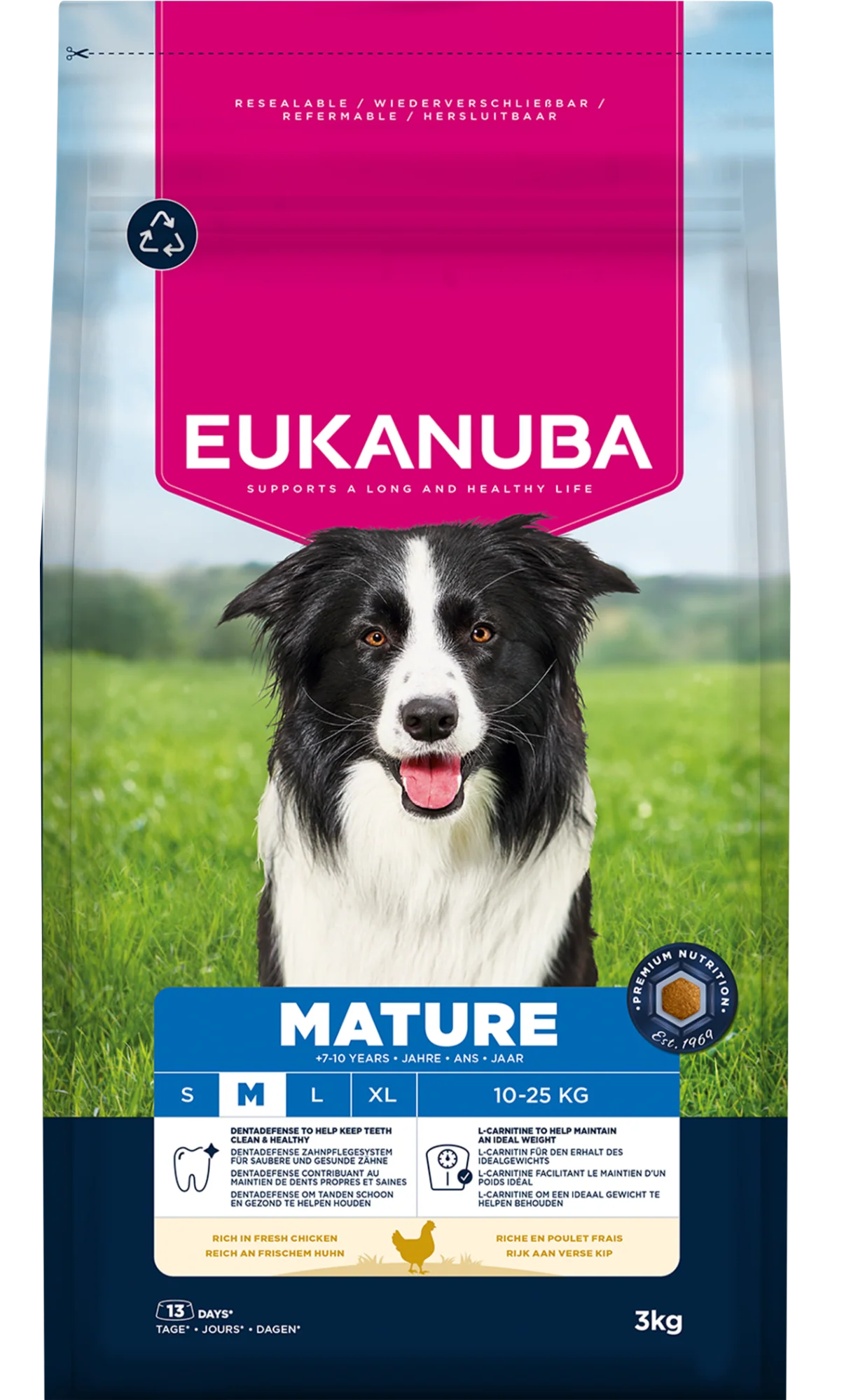 Eukanuba Dog Mature Medium Chicken 3kg