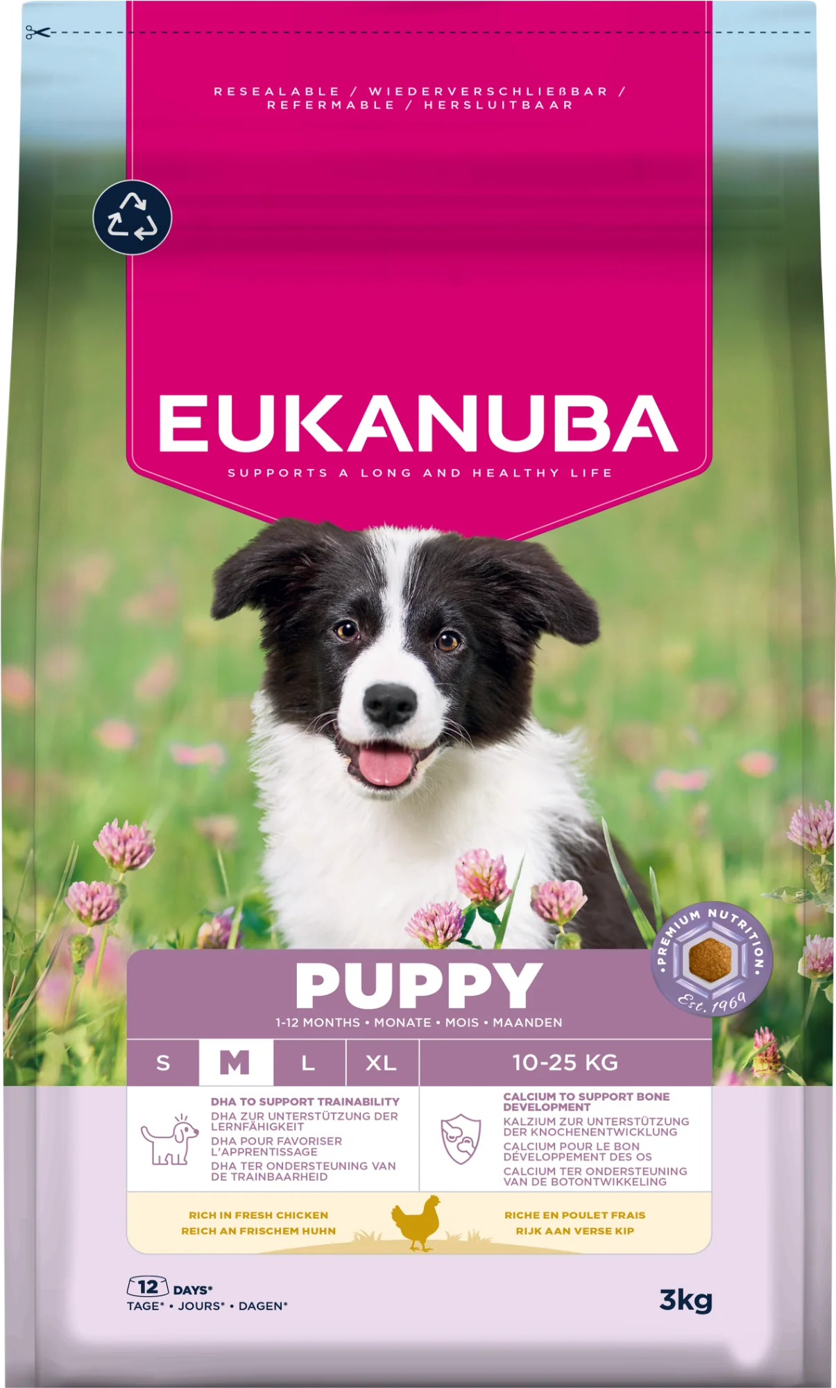 Eukanuba Dog Puppy Medium Chicken 3kg