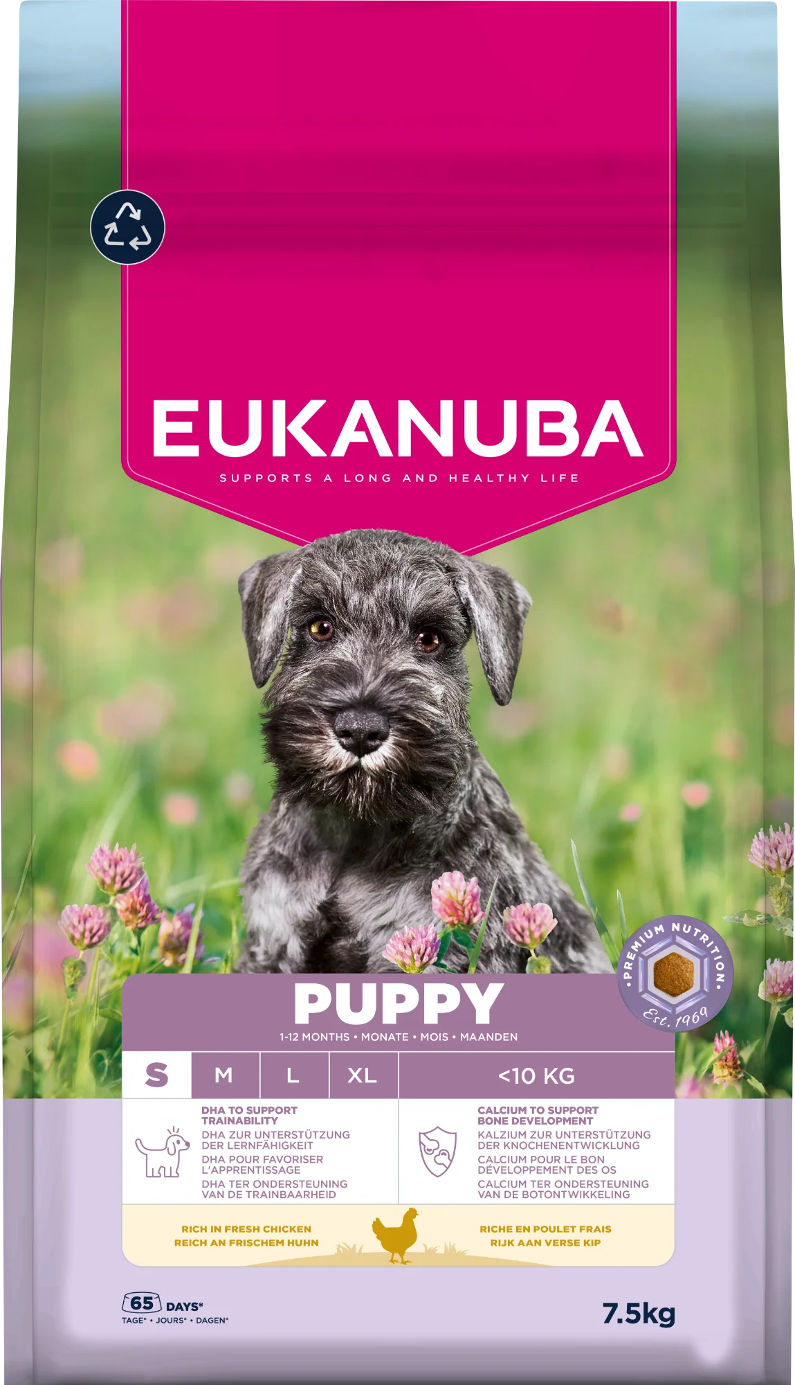 Eukanuba Dog Puppy Small Chicken 7.5kg