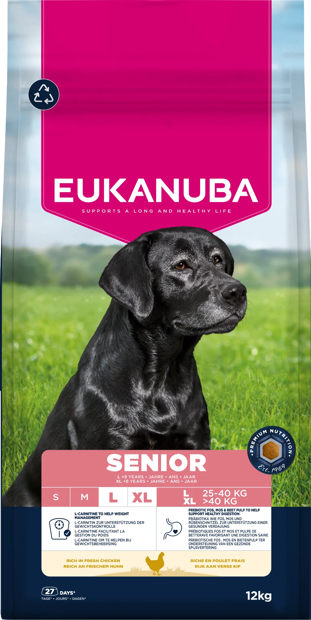 Eukanuba Dog Senior Large Chicken 12kg
