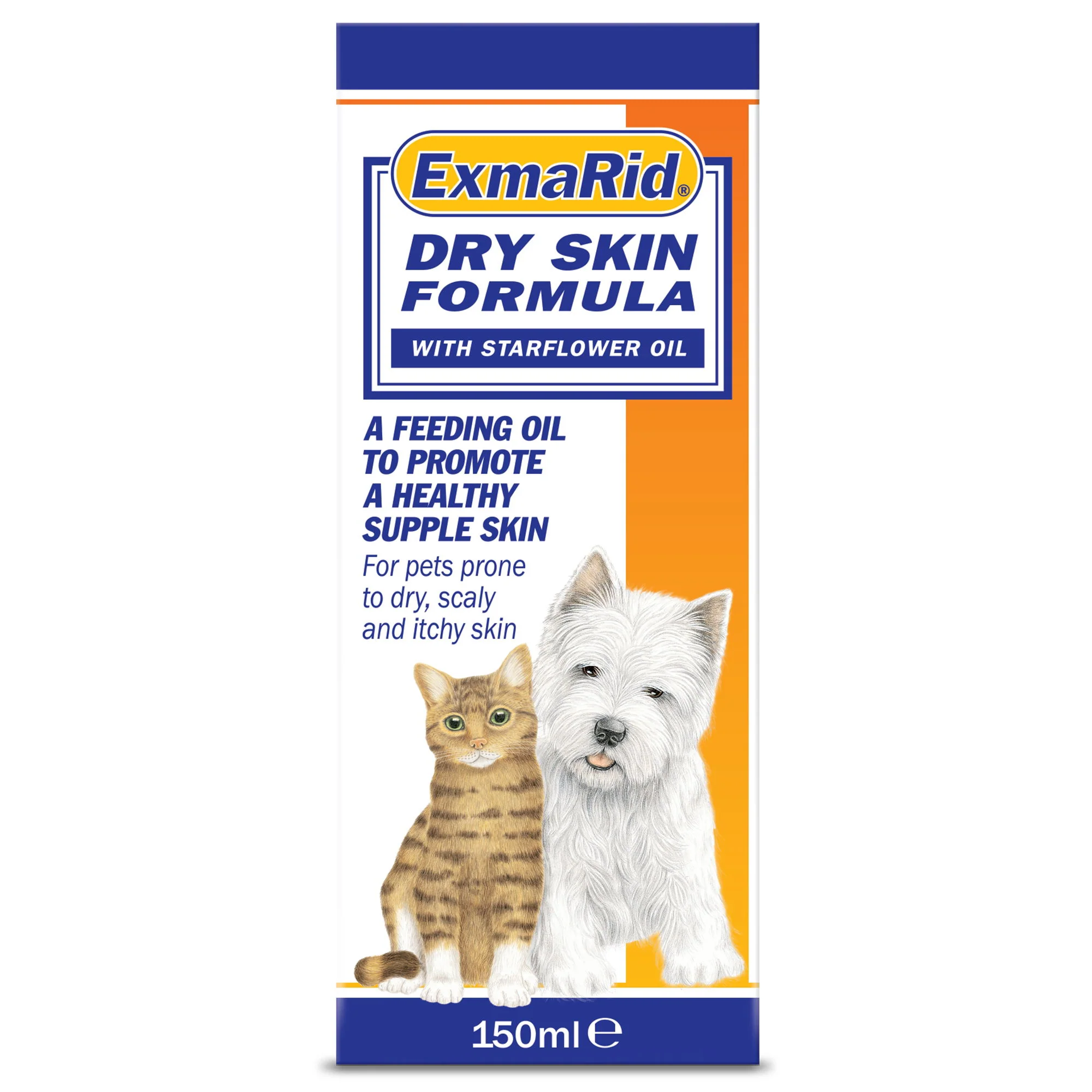 Exmarid Dog & Cat Dry Skin Formula Starflower Oil 150ml