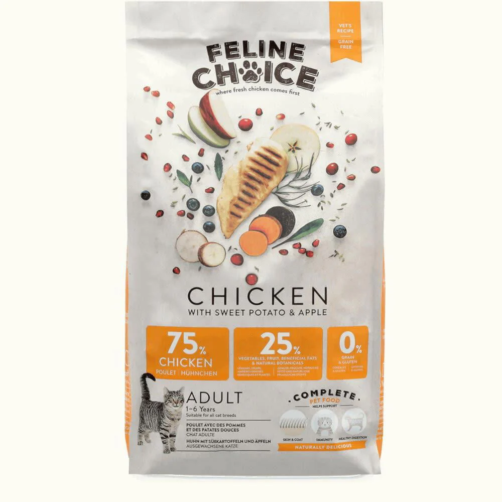 Feline Choice Complete Adult Cat Dry Food - Chicken 2kg