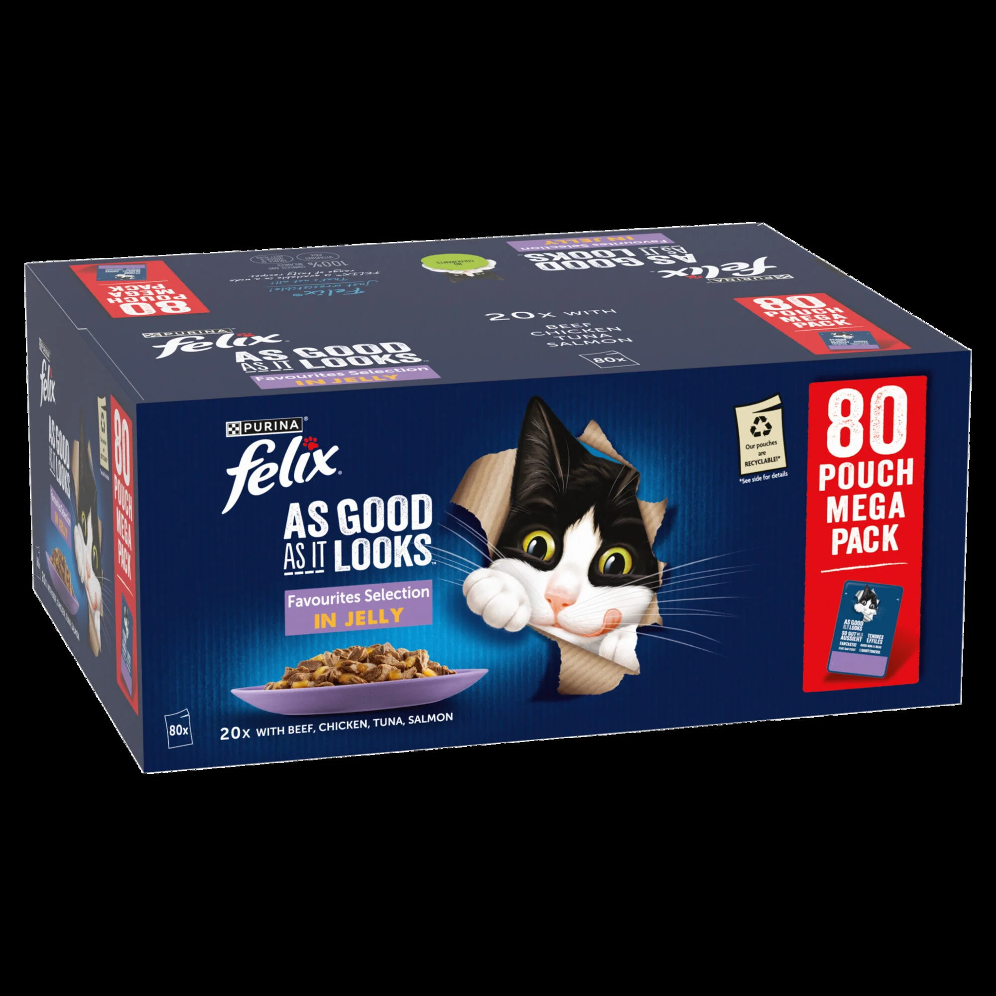 Felix AGAIL Beef in Jelly (80x85g) - Image 2
