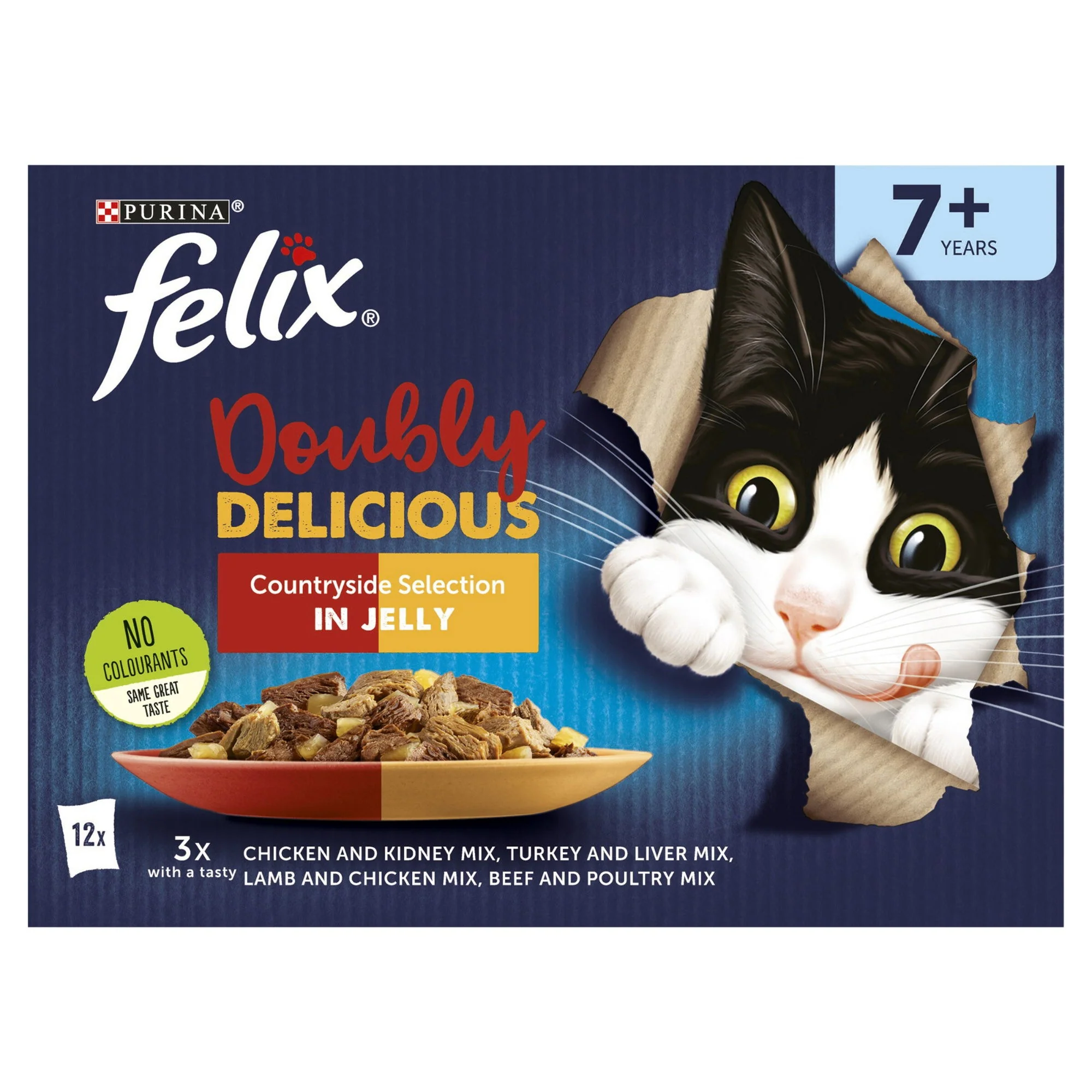 Felix AGAIL Senior Doubly Delicious Fish in Jelly (12x85g)