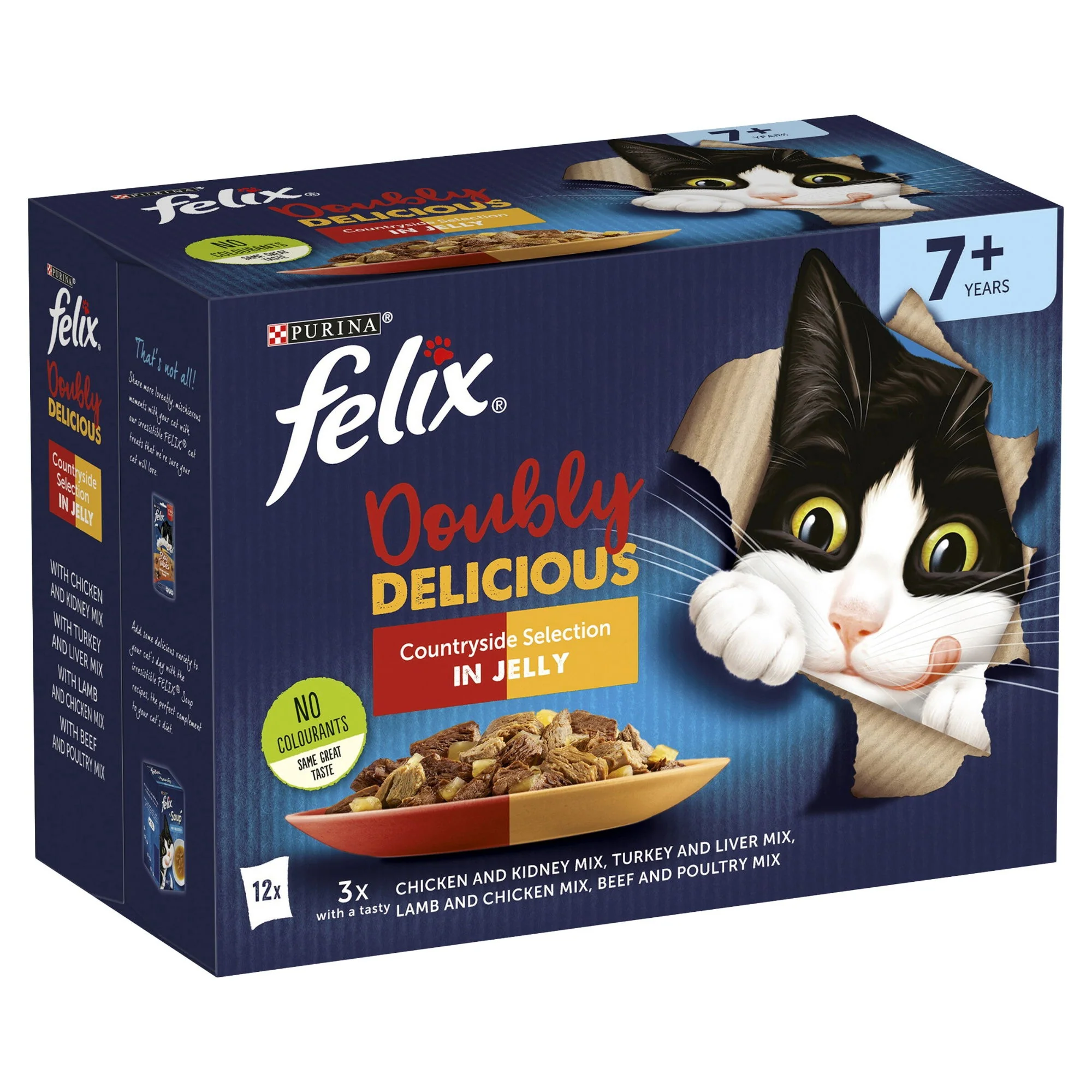 Felix AGAIL Senior Doubly Delicious Fish in Jelly (12x85g) - Image 2