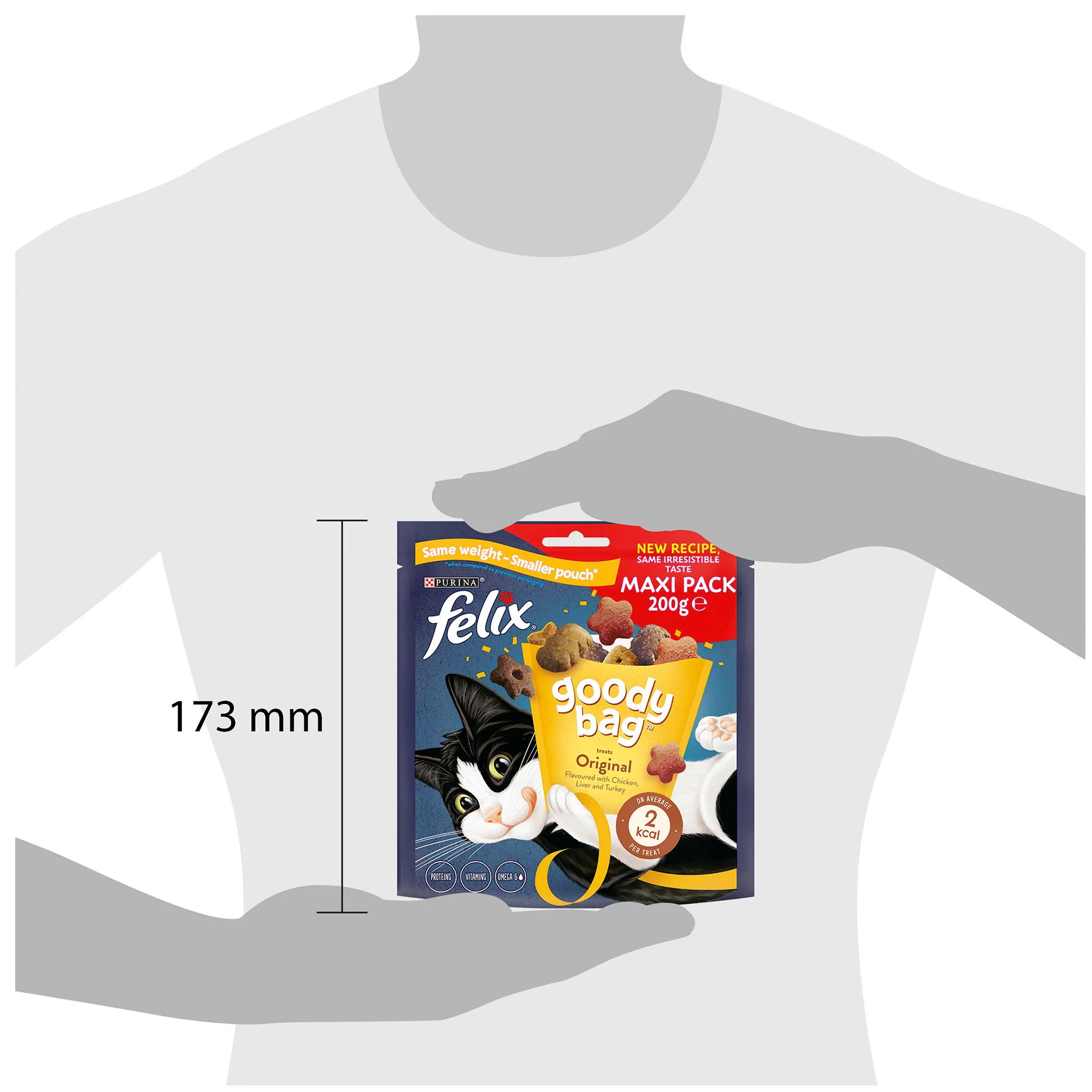 Felix Goody Bag Cat Treats Original Mix 200g - Image 2