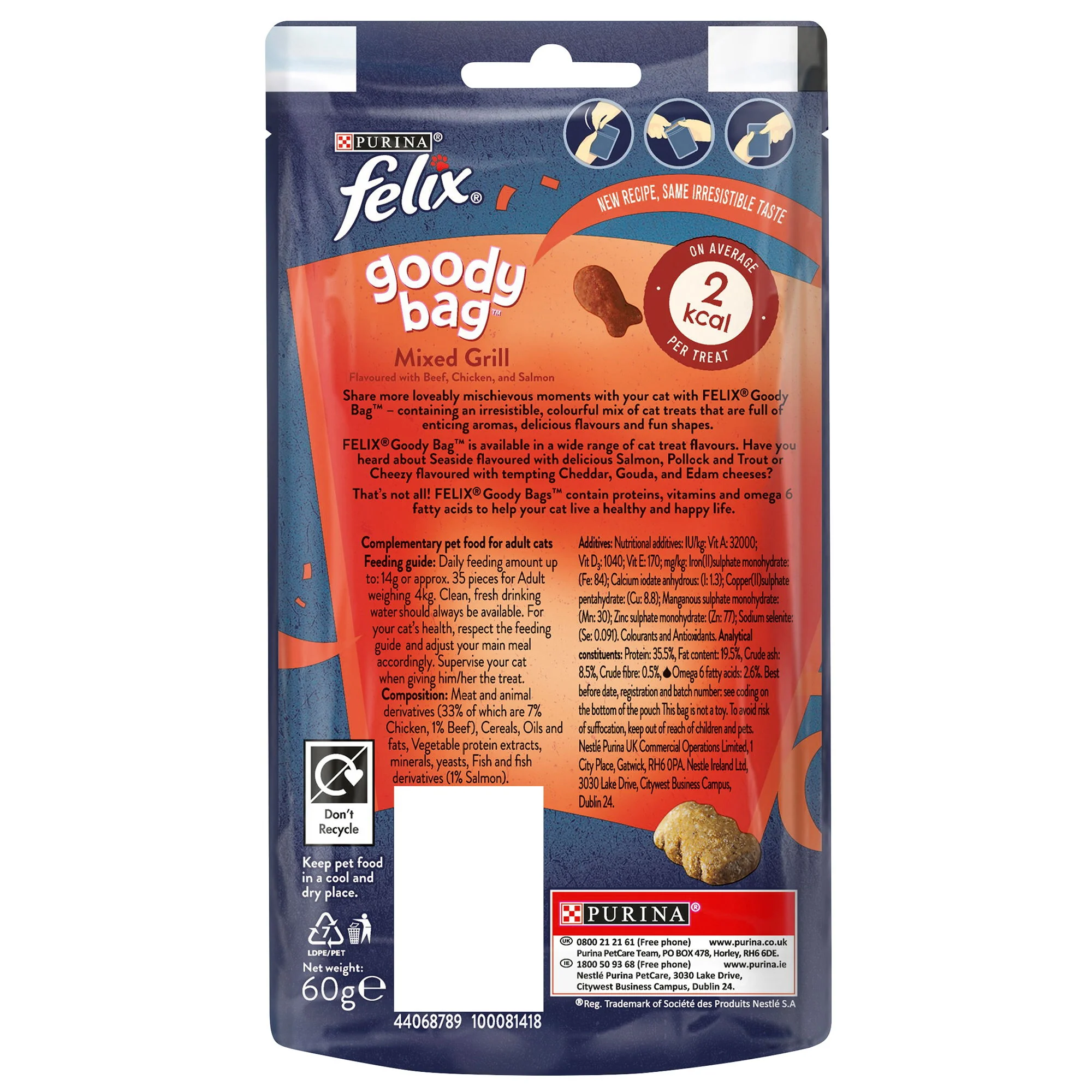 Felix Goody Bag Mixed Grill 60g - Image 3
