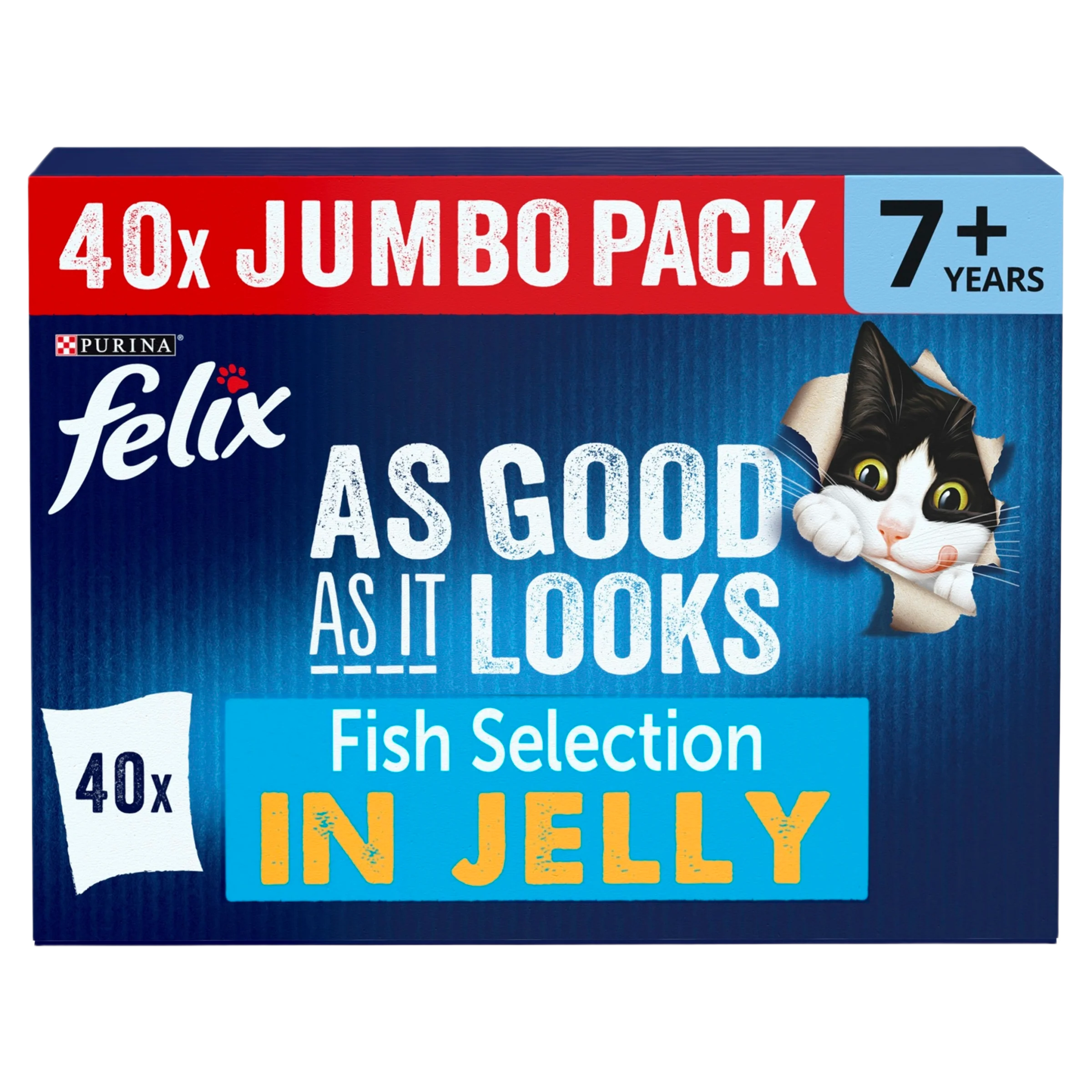 Felix Senior As Good As It Looks Mixed Variety Fish 40x85g