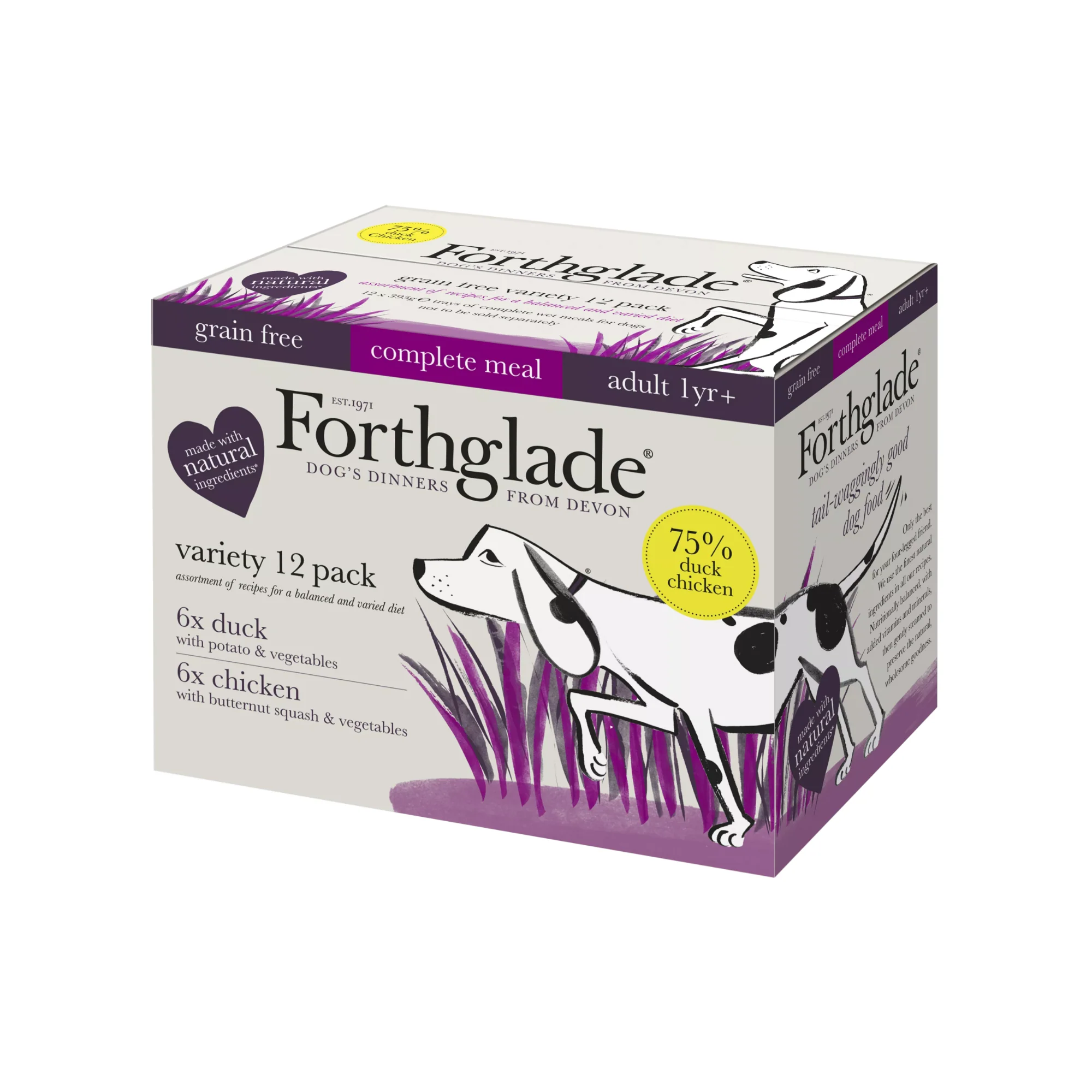 FG Complete Adult GF Variety Chicken&Duck&Veg 12x395g - Image 3