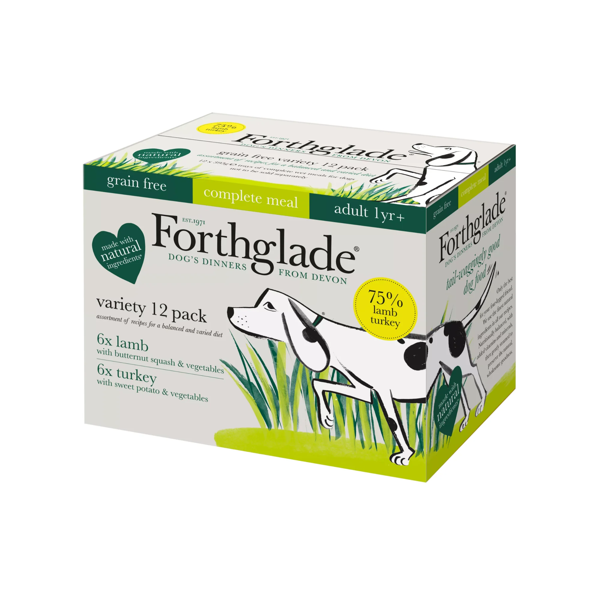 FG Complete Adult GF Variety Lamb&Turkey&Veg 12x395g - Image 3