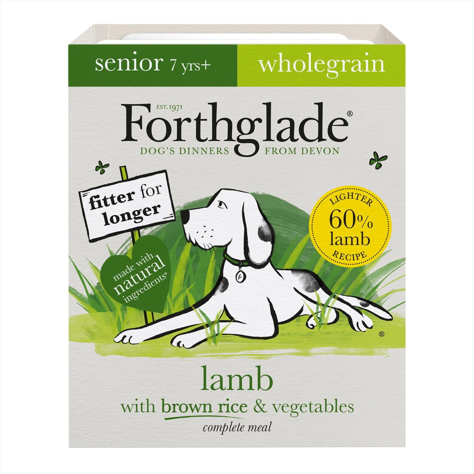 FG Wholegrain Lamb Brown Rice & Veg Comp Senior 395g