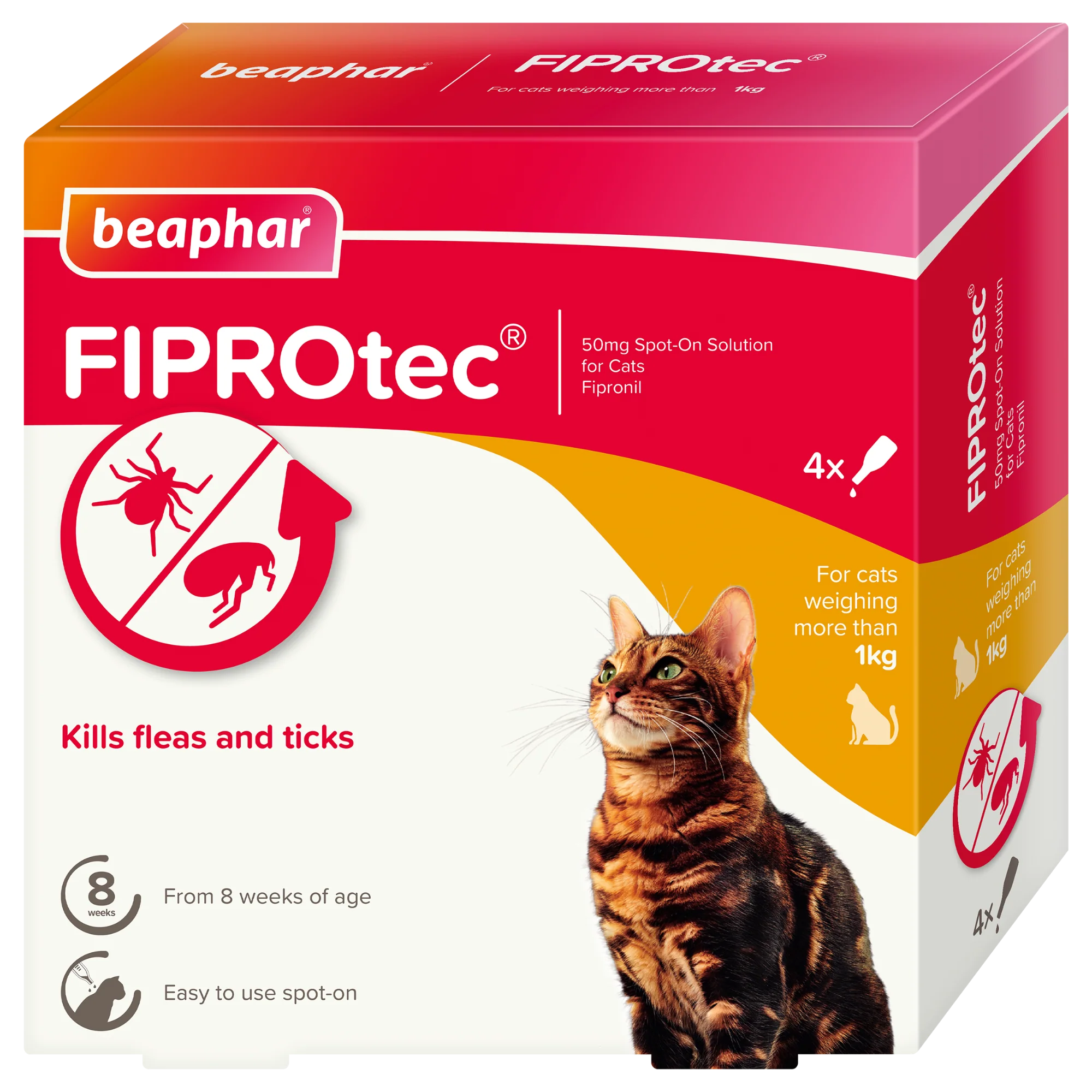 Fiprotec Spot On Cat 4 Pipette