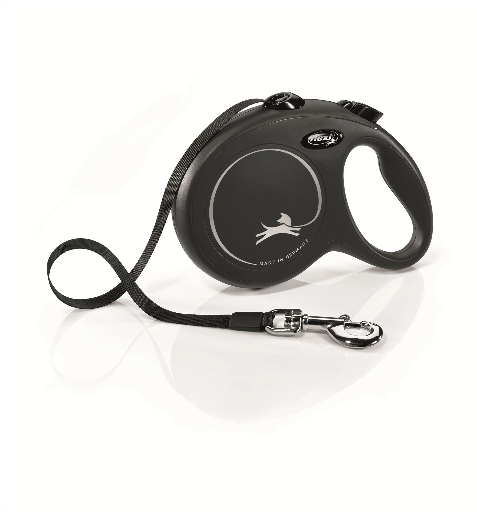 Flexi New Classic Tape L Black 5m 1-50kg
