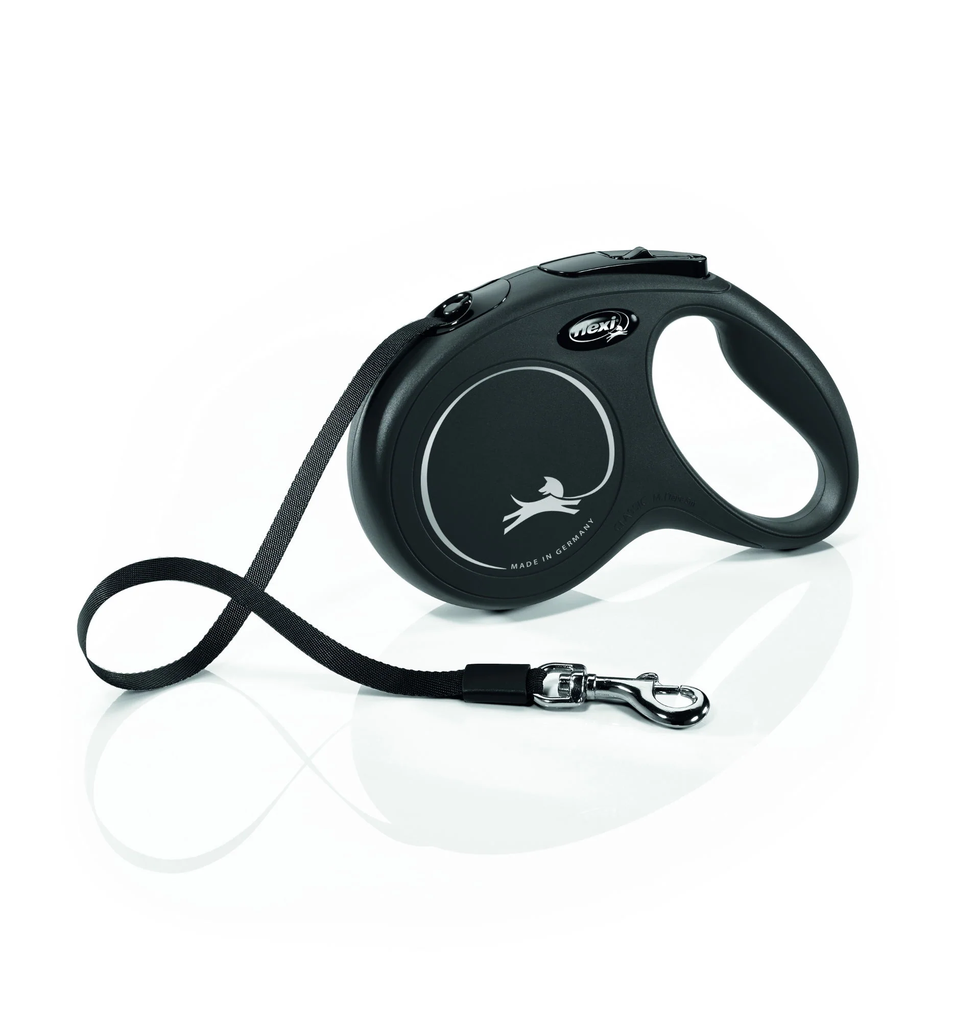 Flexi New Classic Tape M Black 5m 1-25kg