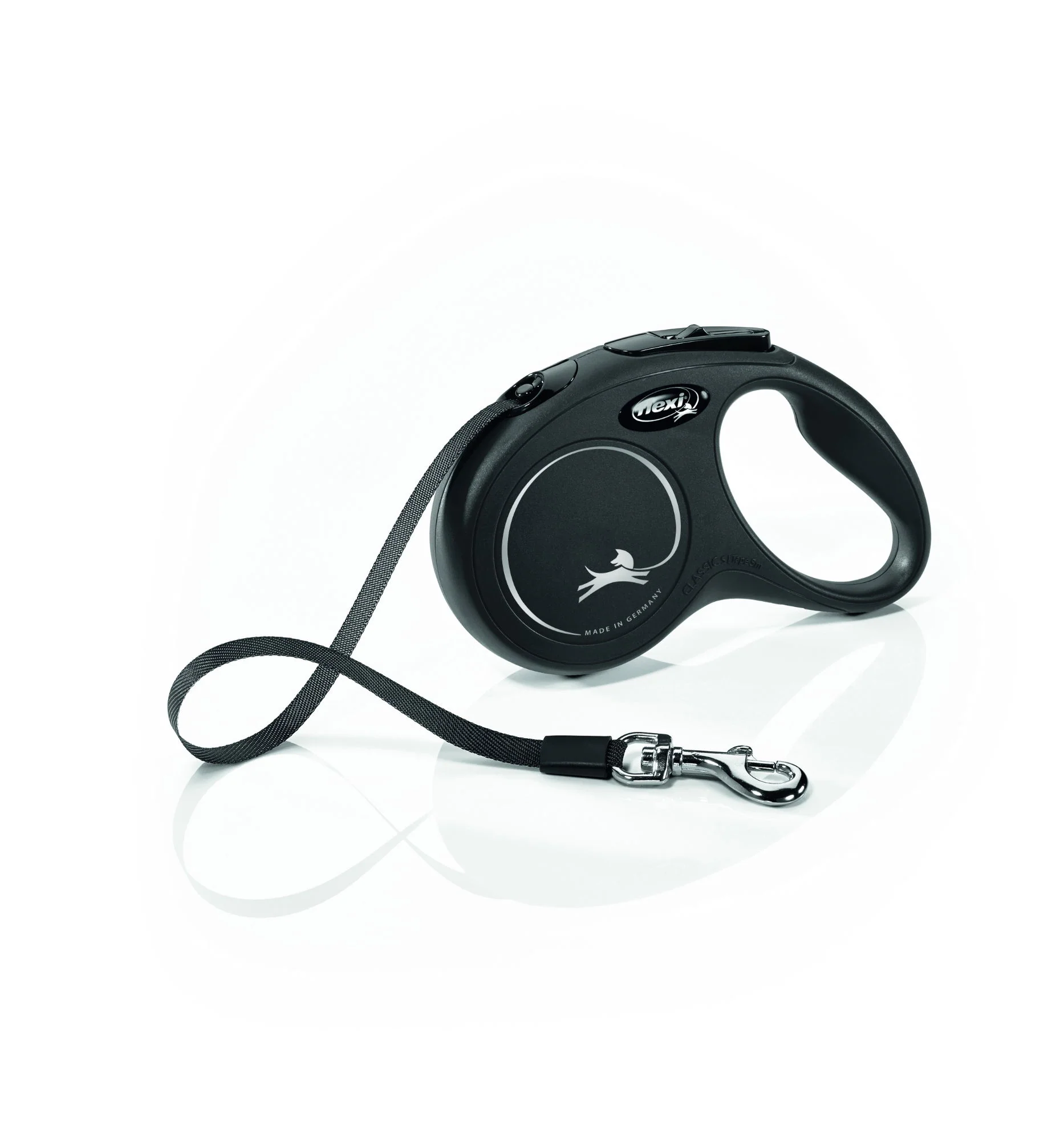 Flexi New Classic Tape S Black 5m 1-15kg