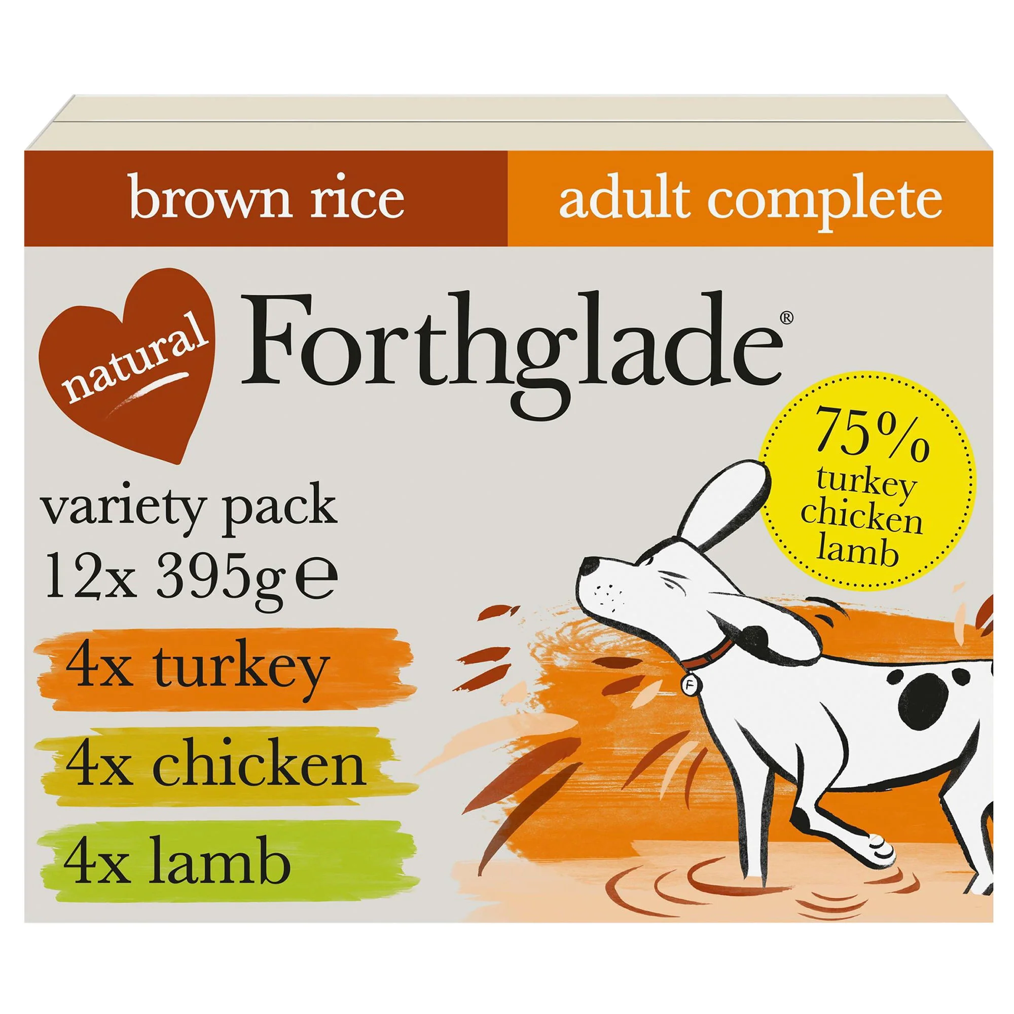Forthglade Adt Multi Comp Trk Lmb & Chk Brown Rice 12x395g - Image 3